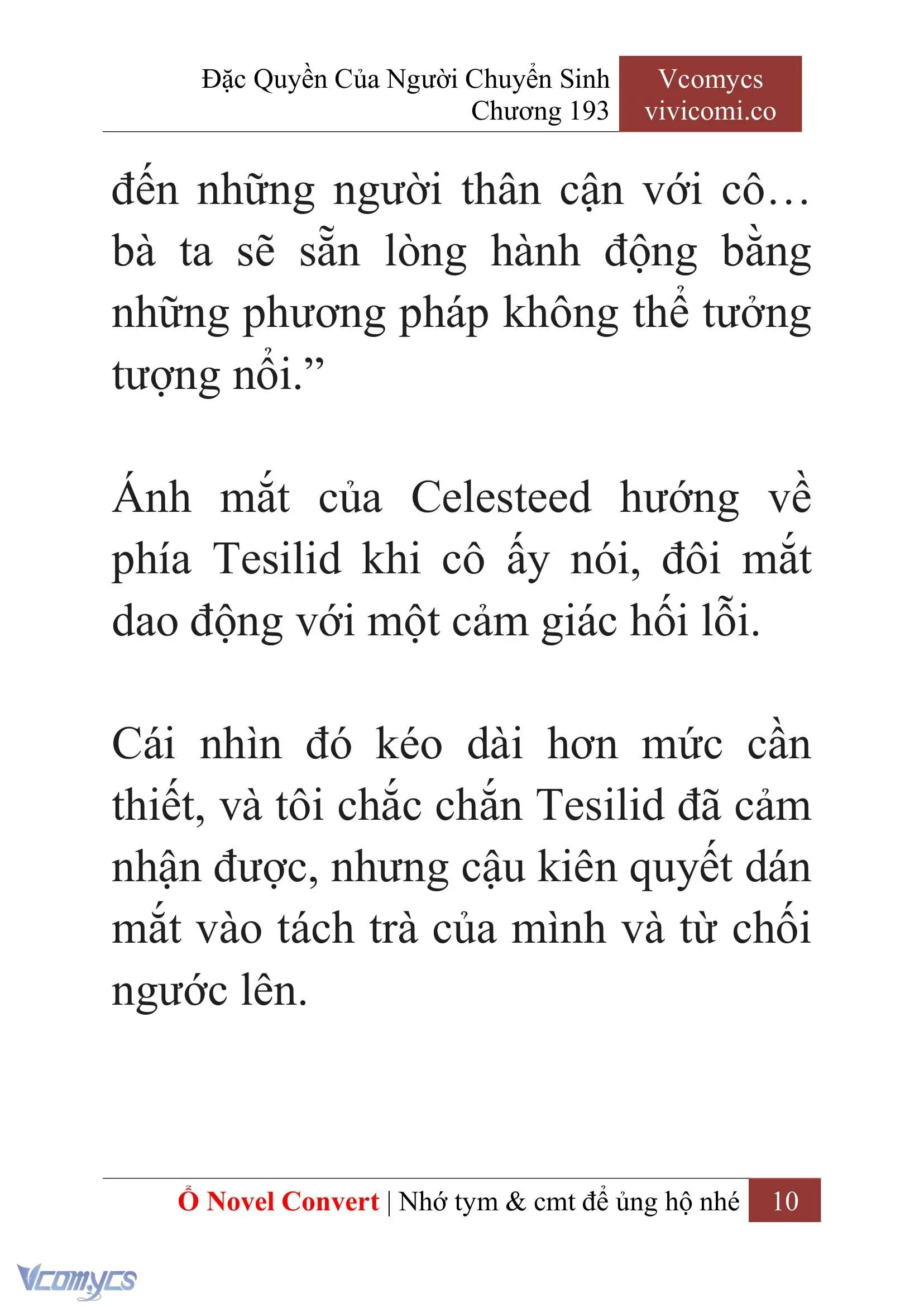 [Novel] Đặc Quyền Của Người Chuyển Sinh Chapter 193 - Trang 14
