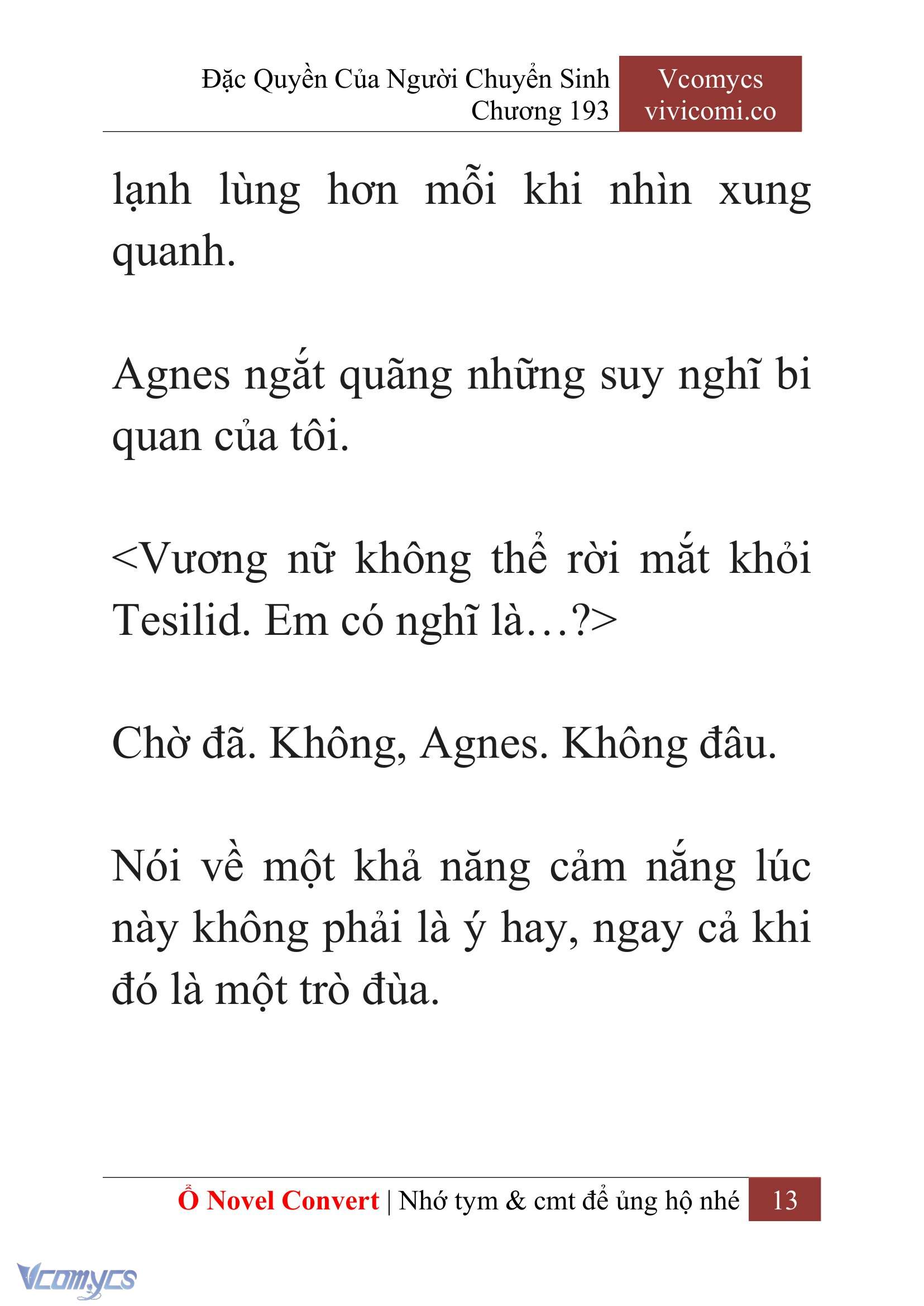 [Novel] Đặc Quyền Của Người Chuyển Sinh Chapter 193 - Trang 17