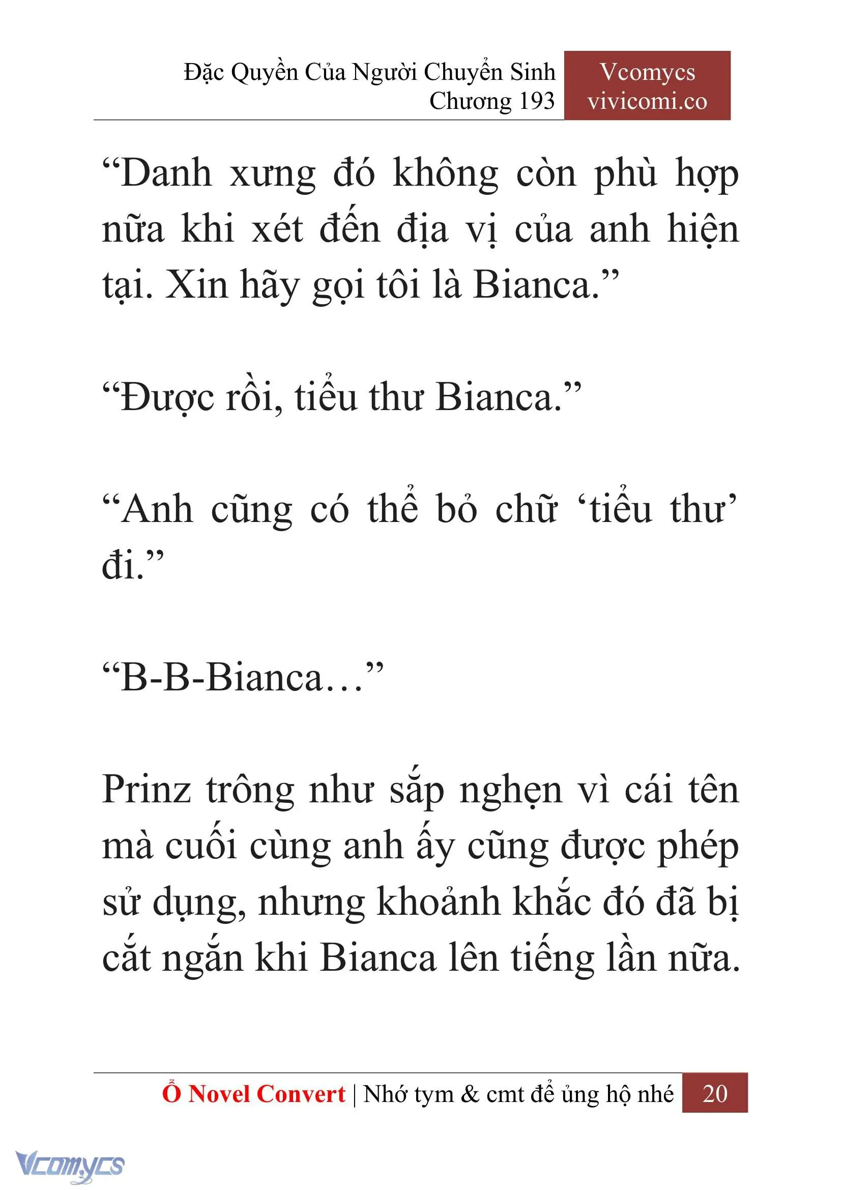 [Novel] Đặc Quyền Của Người Chuyển Sinh Chapter 193 - Trang 24