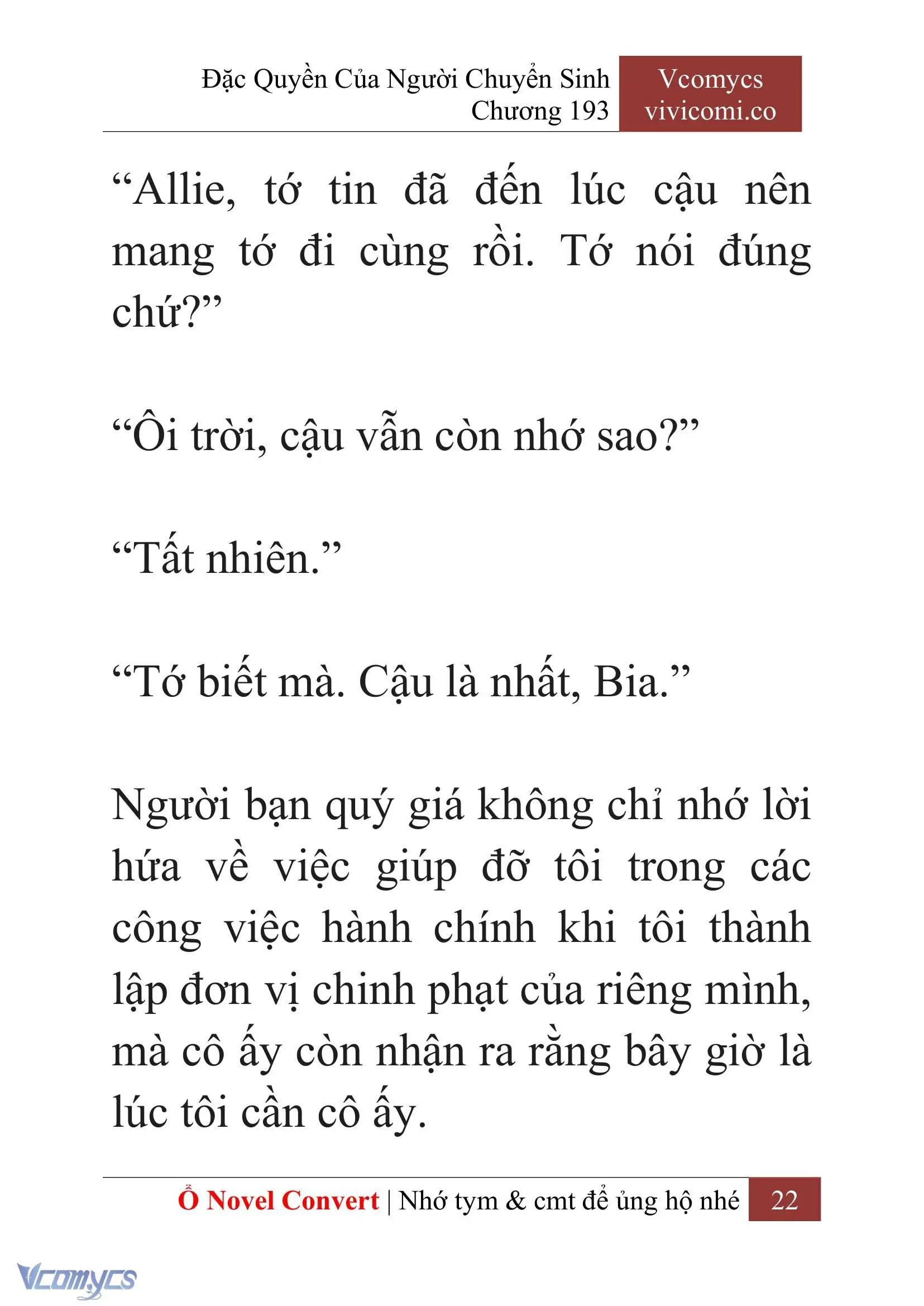 [Novel] Đặc Quyền Của Người Chuyển Sinh Chapter 193 - Trang 26