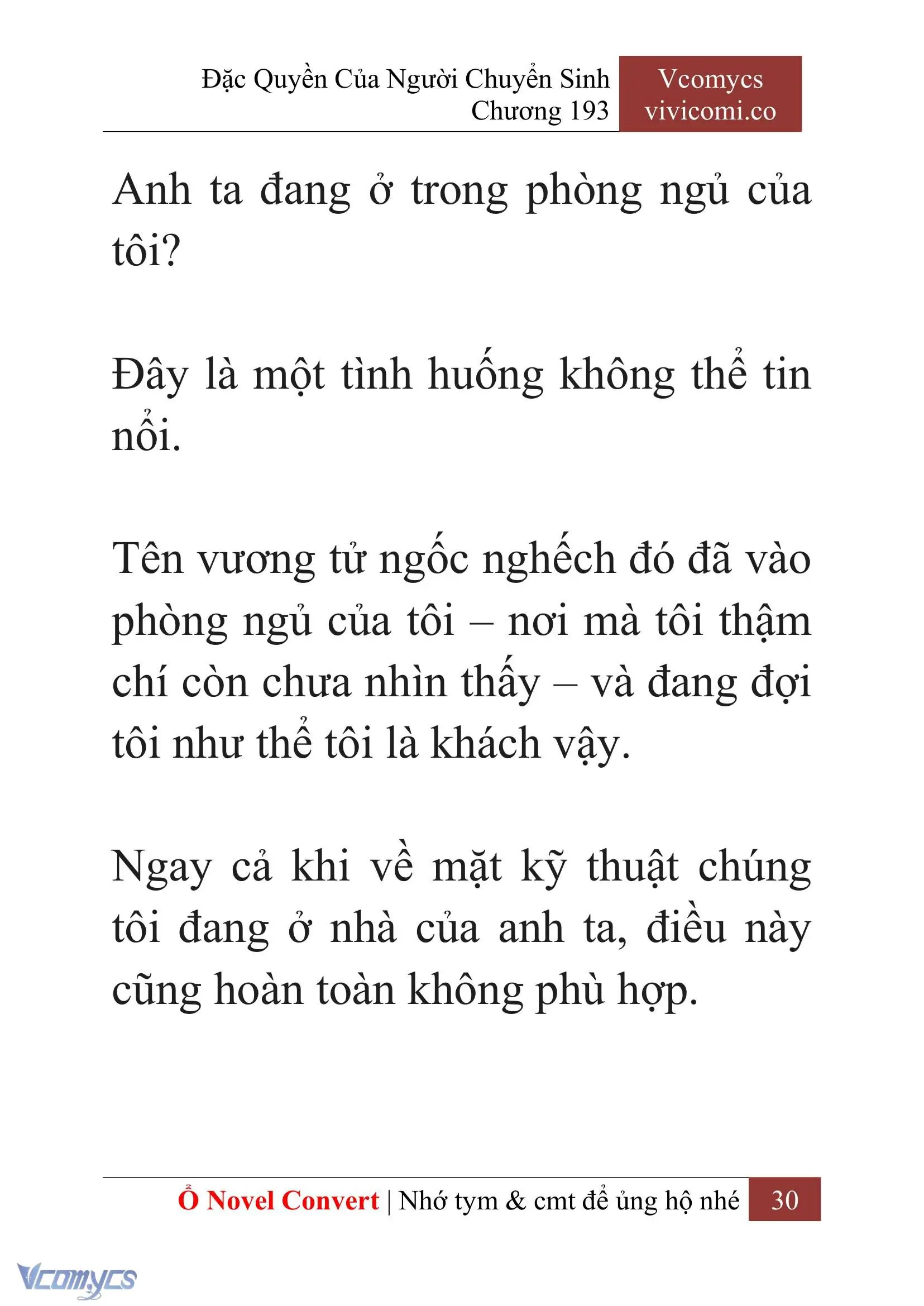 [Novel] Đặc Quyền Của Người Chuyển Sinh Chapter 193 - Trang 34