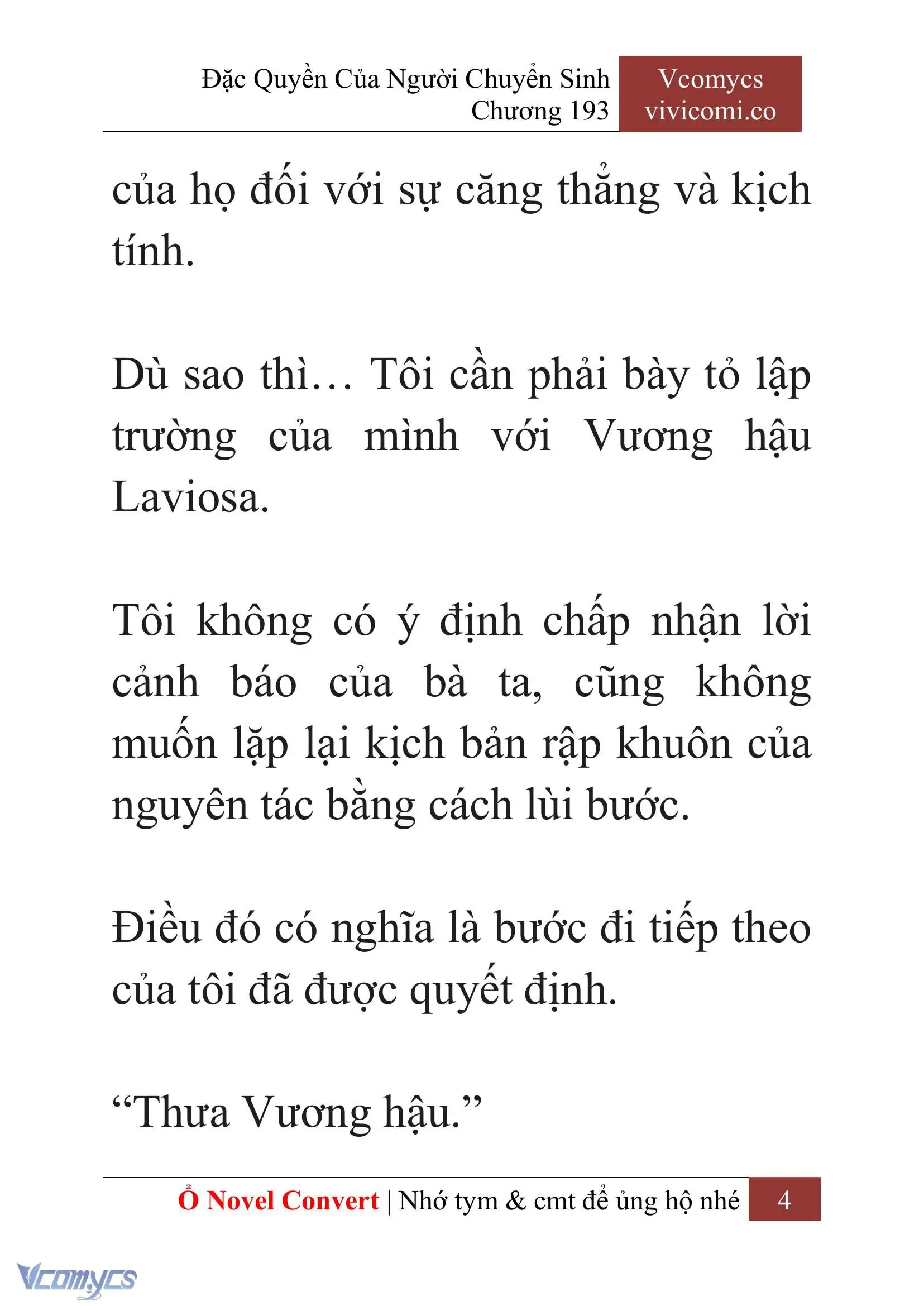[Novel] Đặc Quyền Của Người Chuyển Sinh Chapter 193 - Trang 8