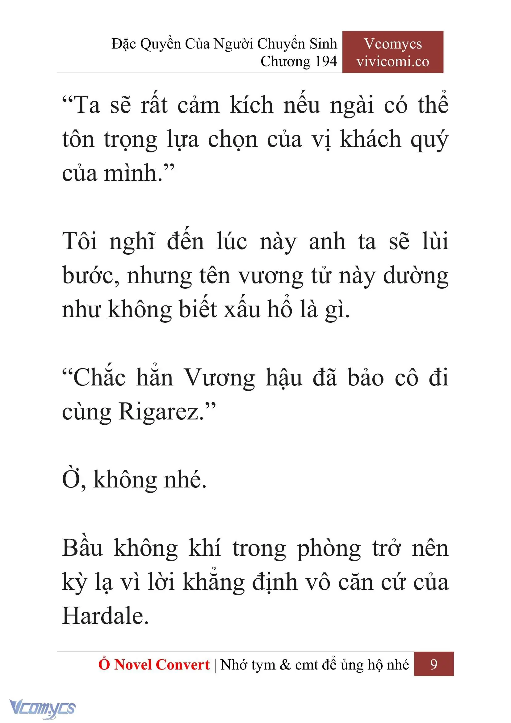 [Novel] Đặc Quyền Của Người Chuyển Sinh Chapter 194 - Trang 13