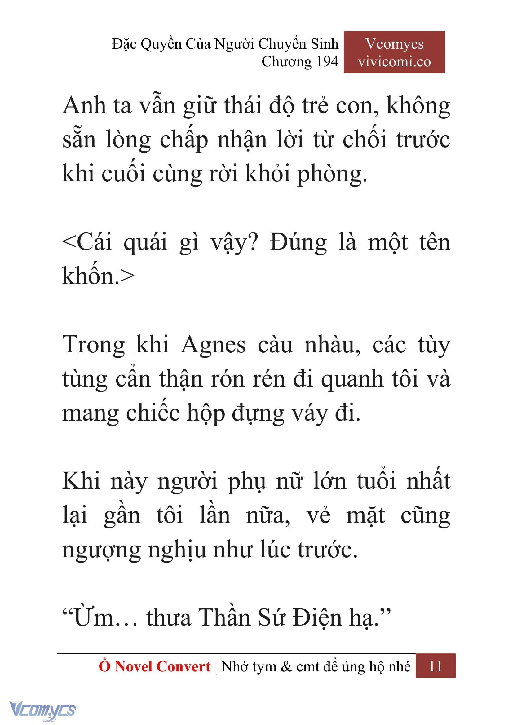 [Novel] Đặc Quyền Của Người Chuyển Sinh Chapter 194 - Trang 15