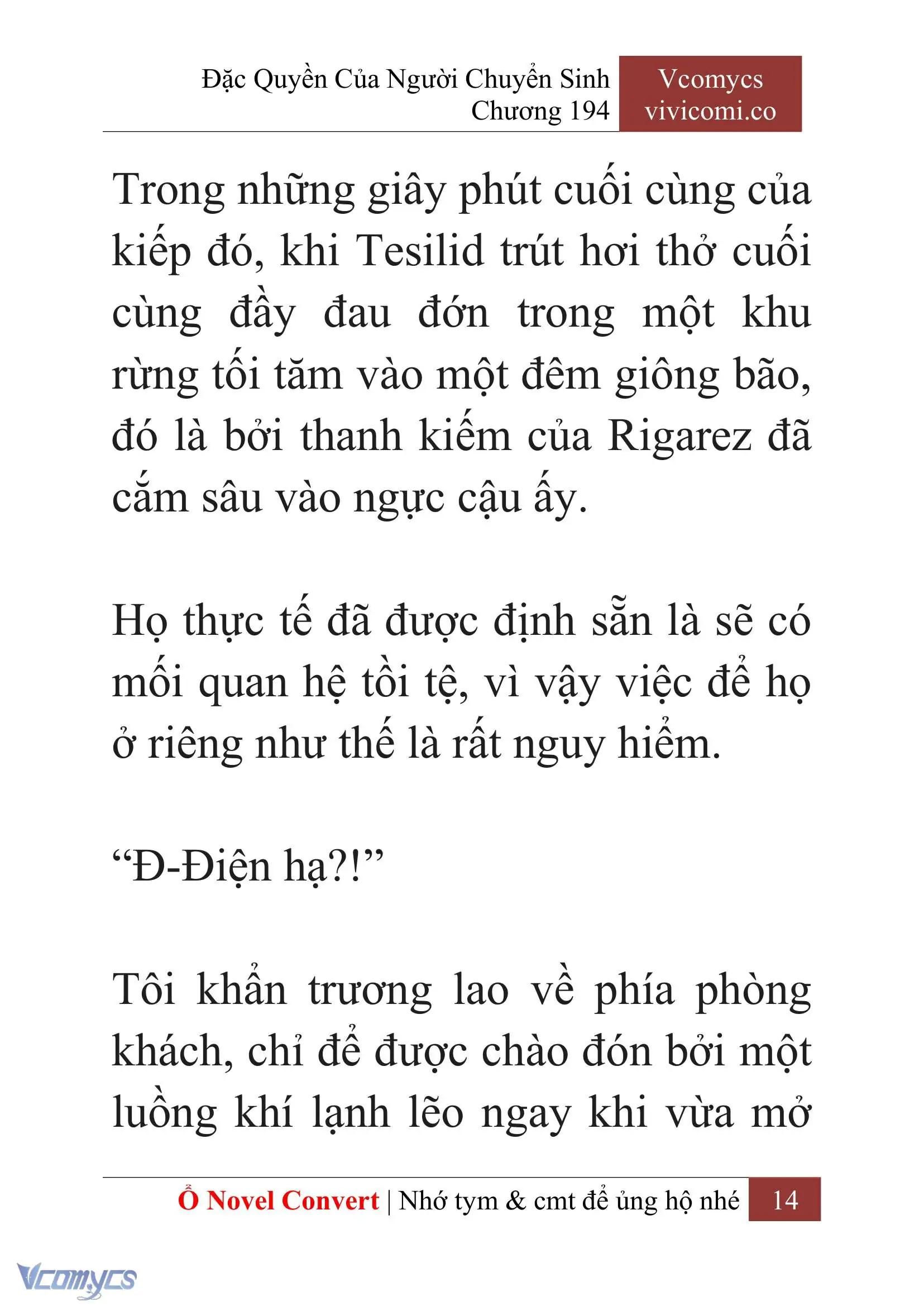 [Novel] Đặc Quyền Của Người Chuyển Sinh Chapter 194 - Trang 18