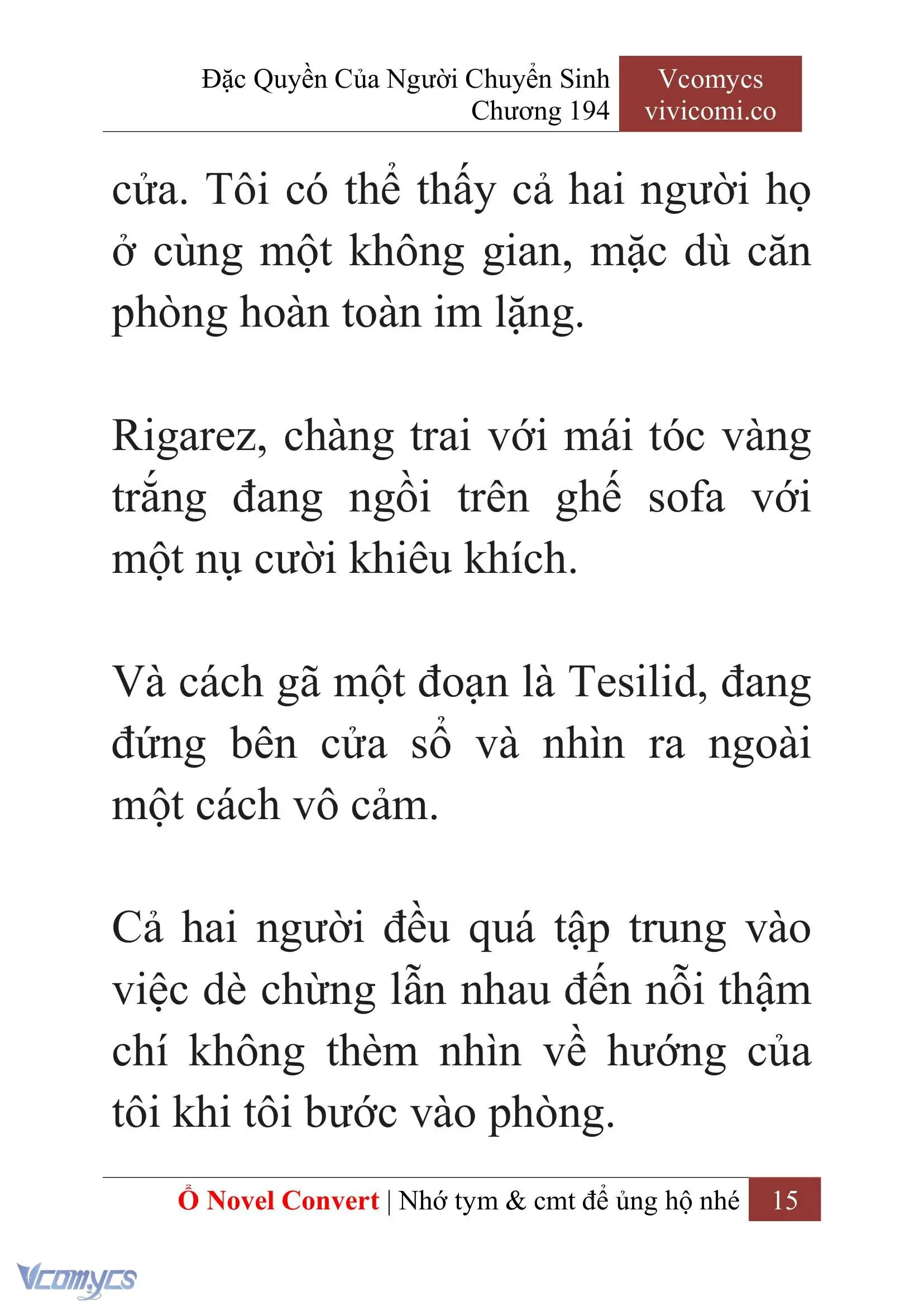 [Novel] Đặc Quyền Của Người Chuyển Sinh Chapter 194 - Trang 19
