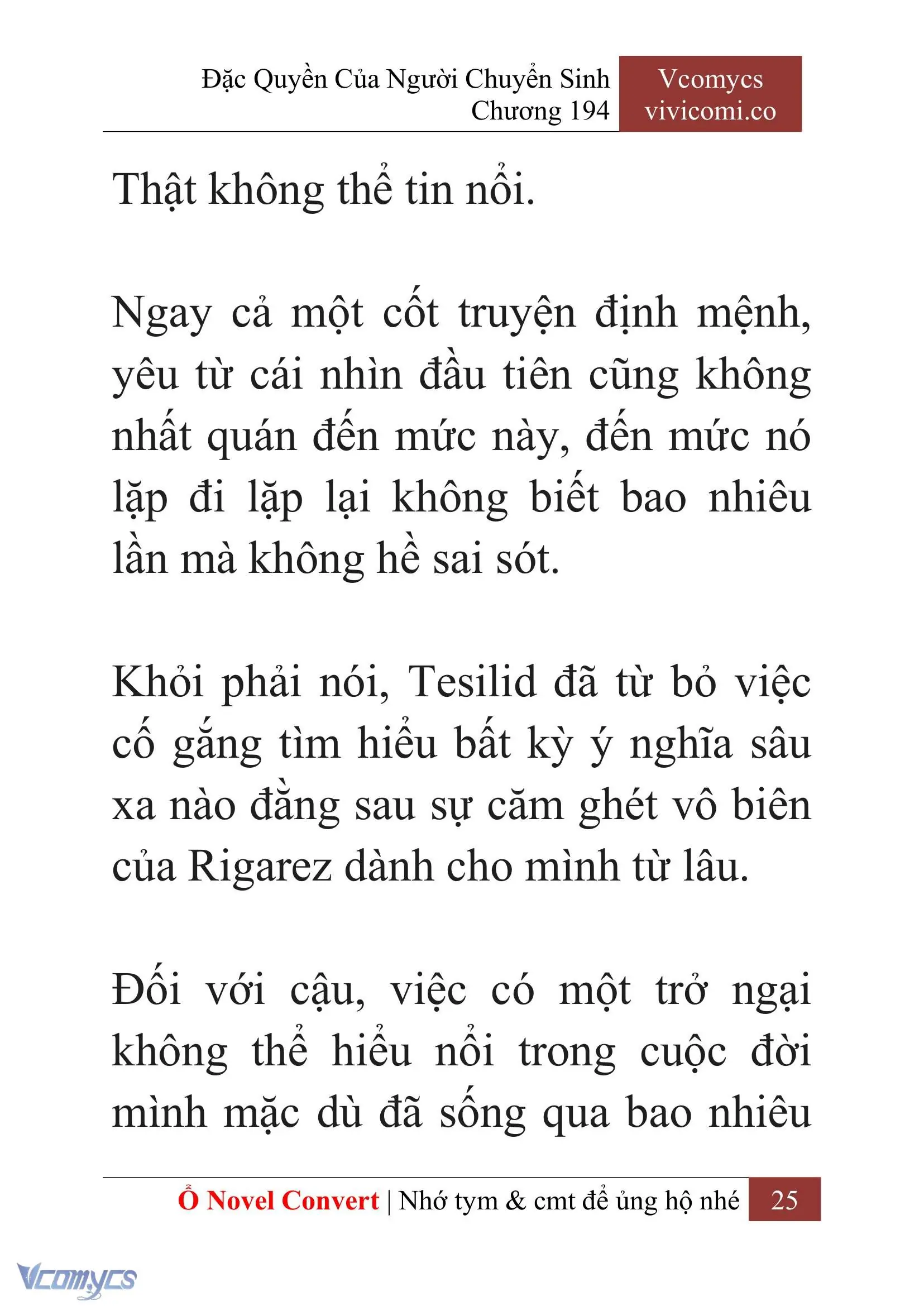 [Novel] Đặc Quyền Của Người Chuyển Sinh Chapter 194 - Trang 29