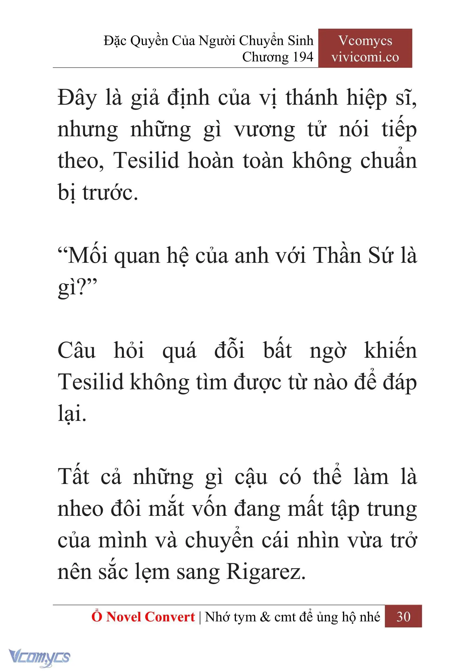 [Novel] Đặc Quyền Của Người Chuyển Sinh Chapter 194 - Trang 34
