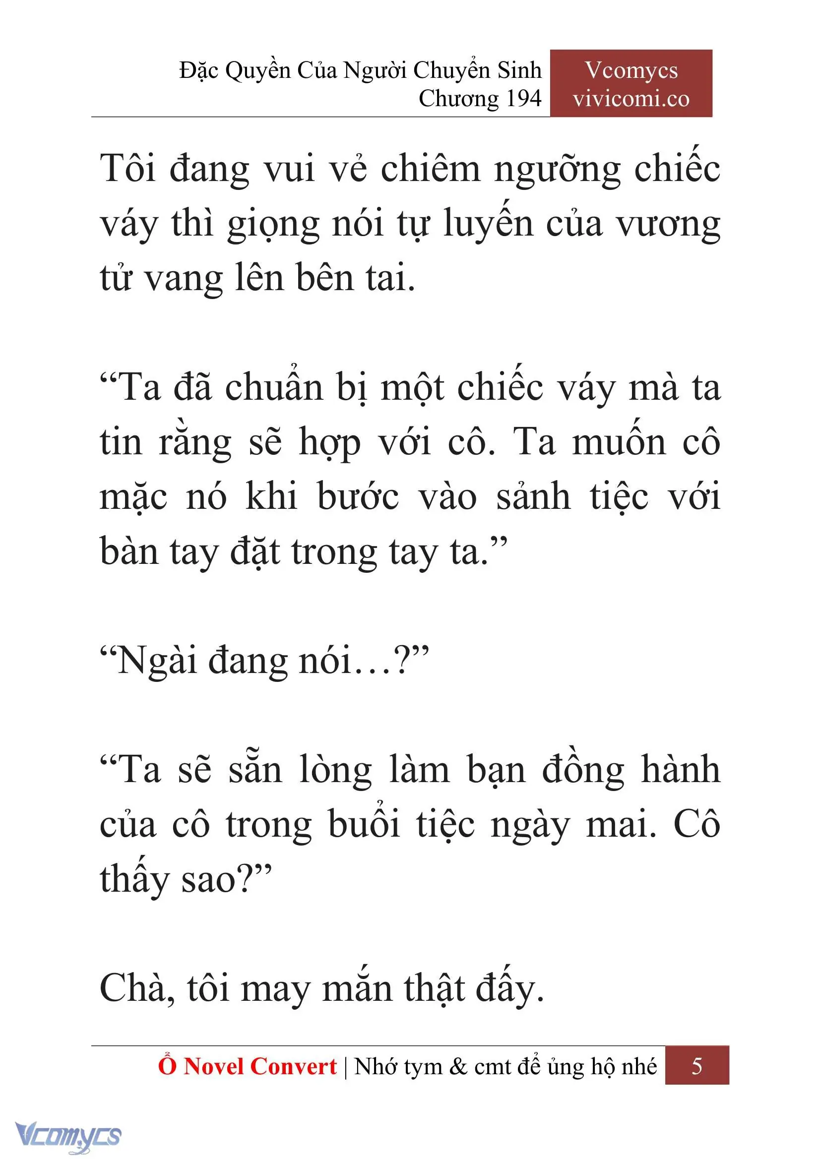 [Novel] Đặc Quyền Của Người Chuyển Sinh Chapter 194 - Trang 9