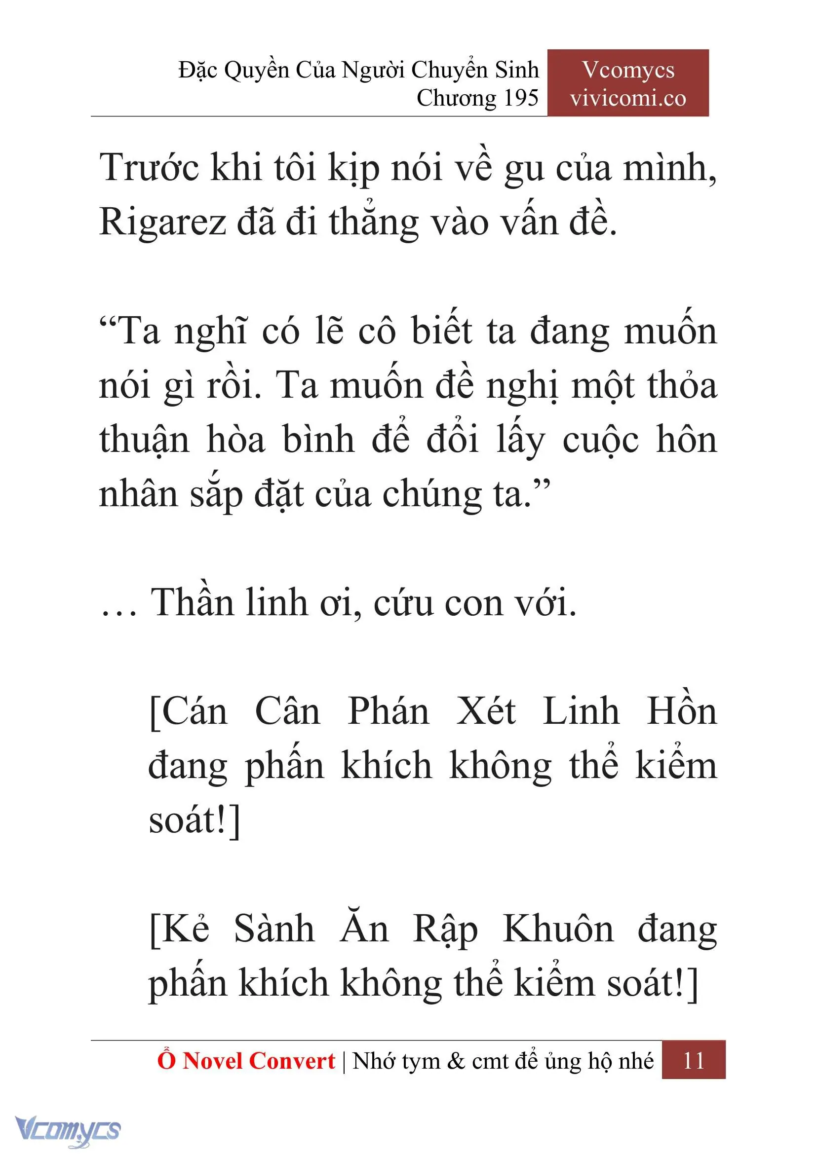 [Novel] Đặc Quyền Của Người Chuyển Sinh Chapter 195 - Trang 15