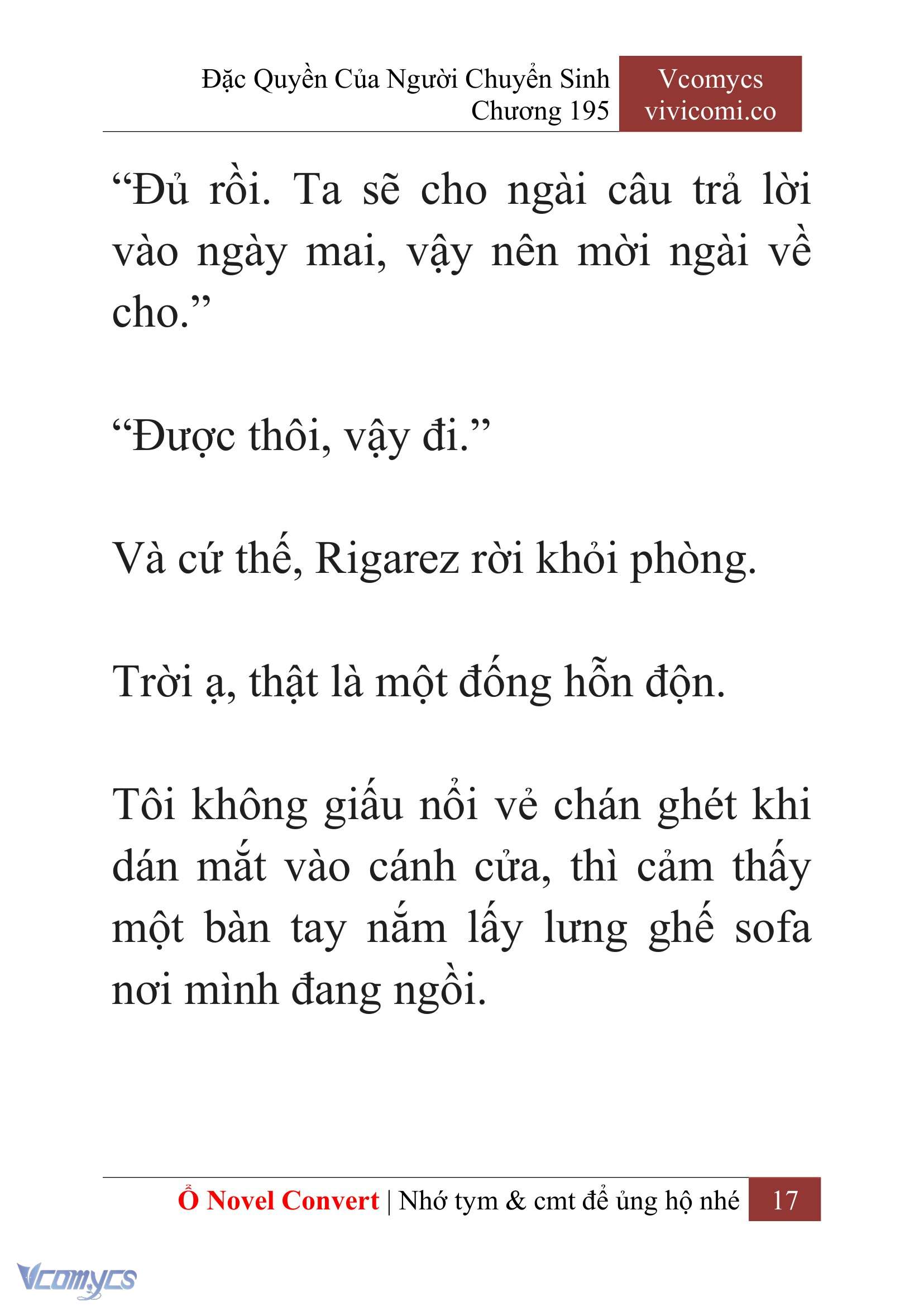 [Novel] Đặc Quyền Của Người Chuyển Sinh Chapter 195 - Trang 21