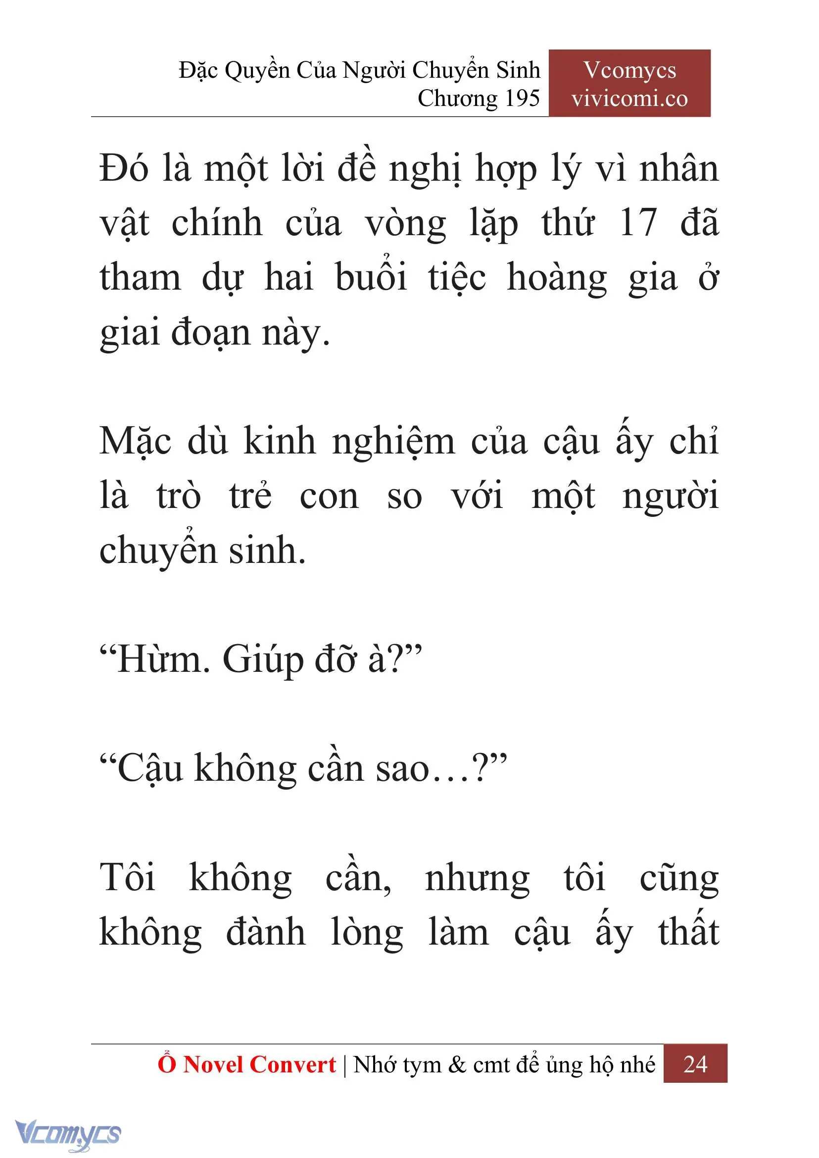 [Novel] Đặc Quyền Của Người Chuyển Sinh Chapter 195 - Trang 28