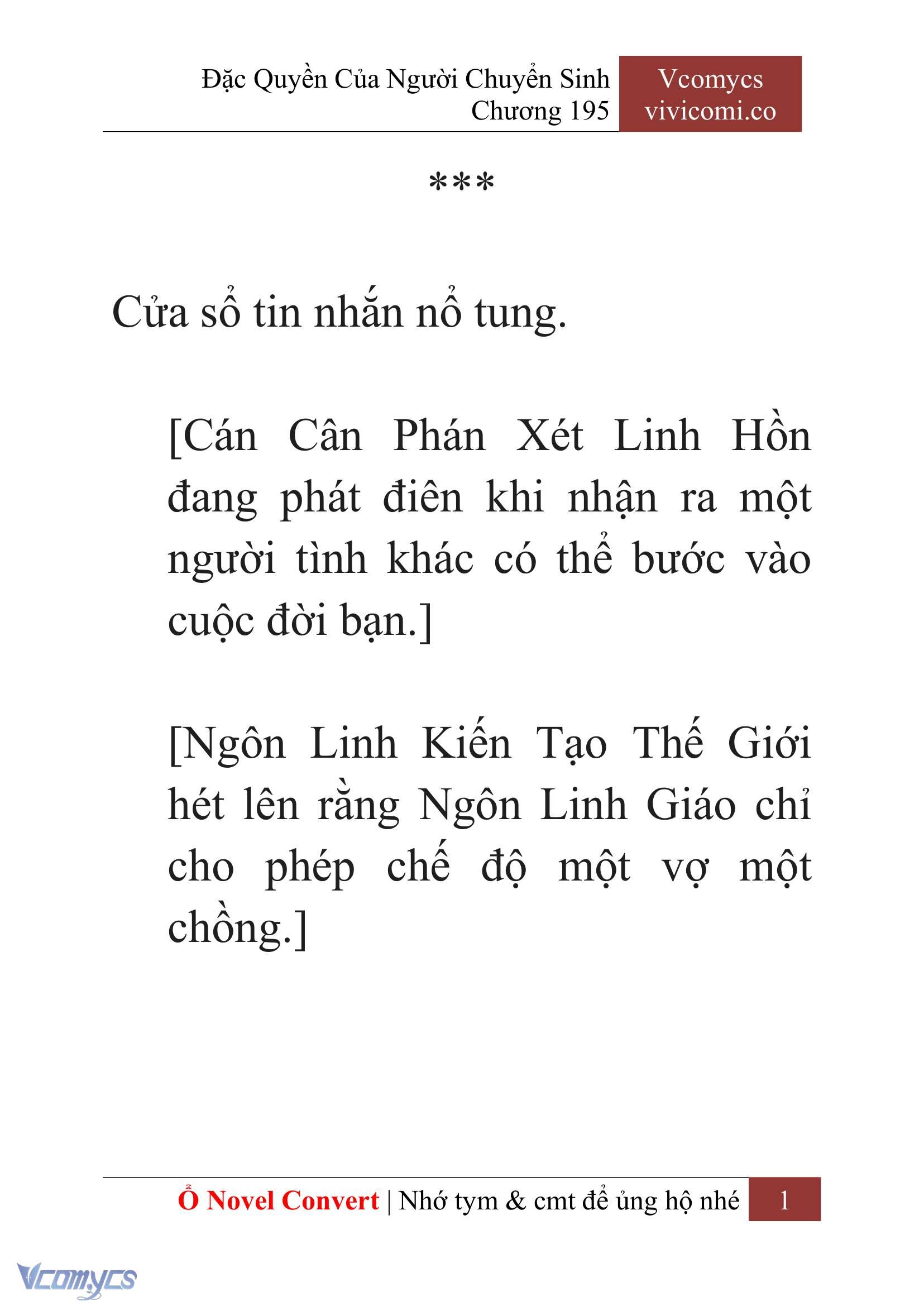 [Novel] Đặc Quyền Của Người Chuyển Sinh Chapter 195 - Trang 5