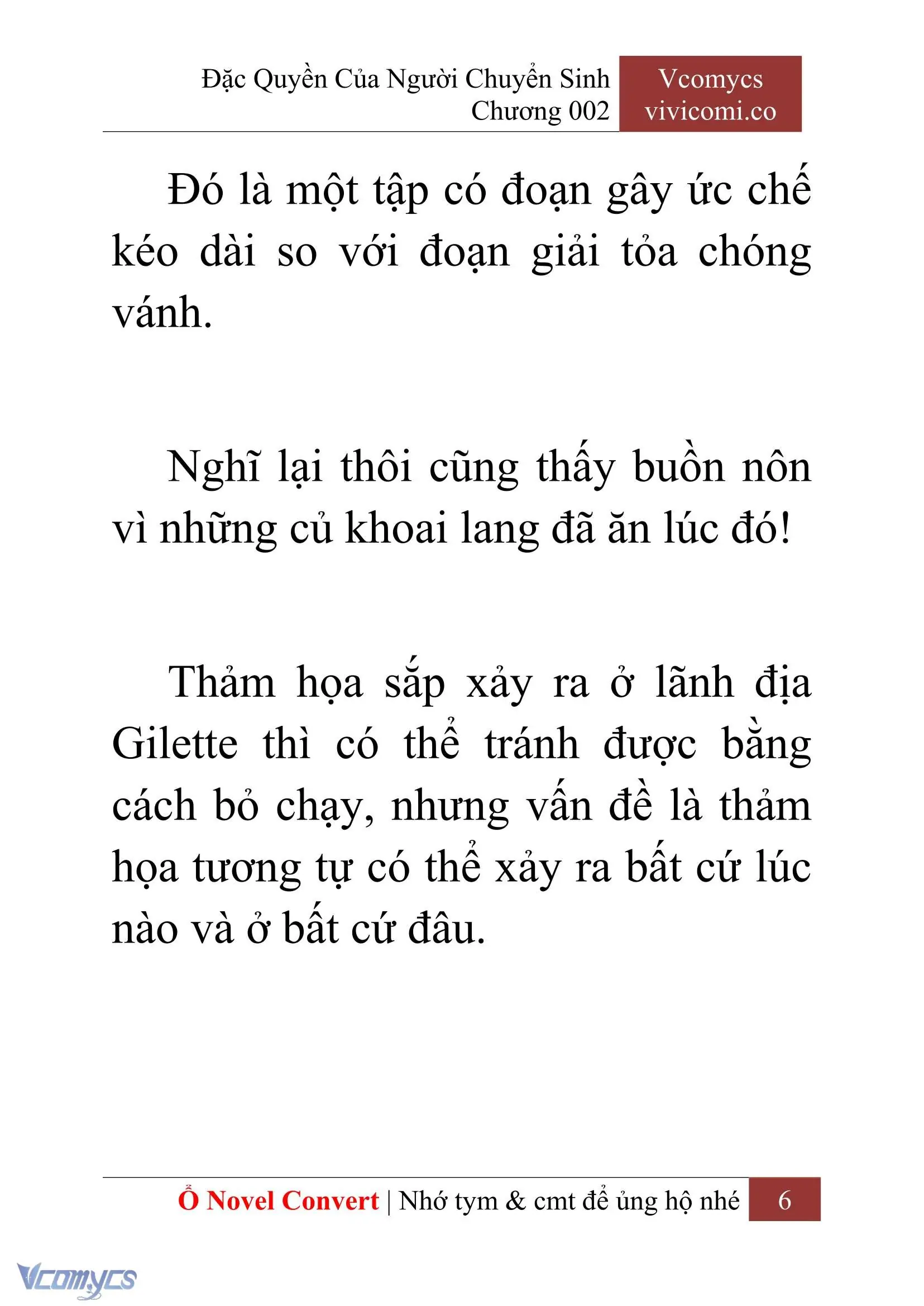[Novel] Đặc Quyền Của Người Chuyển Sinh Chapter 2 - Trang 9