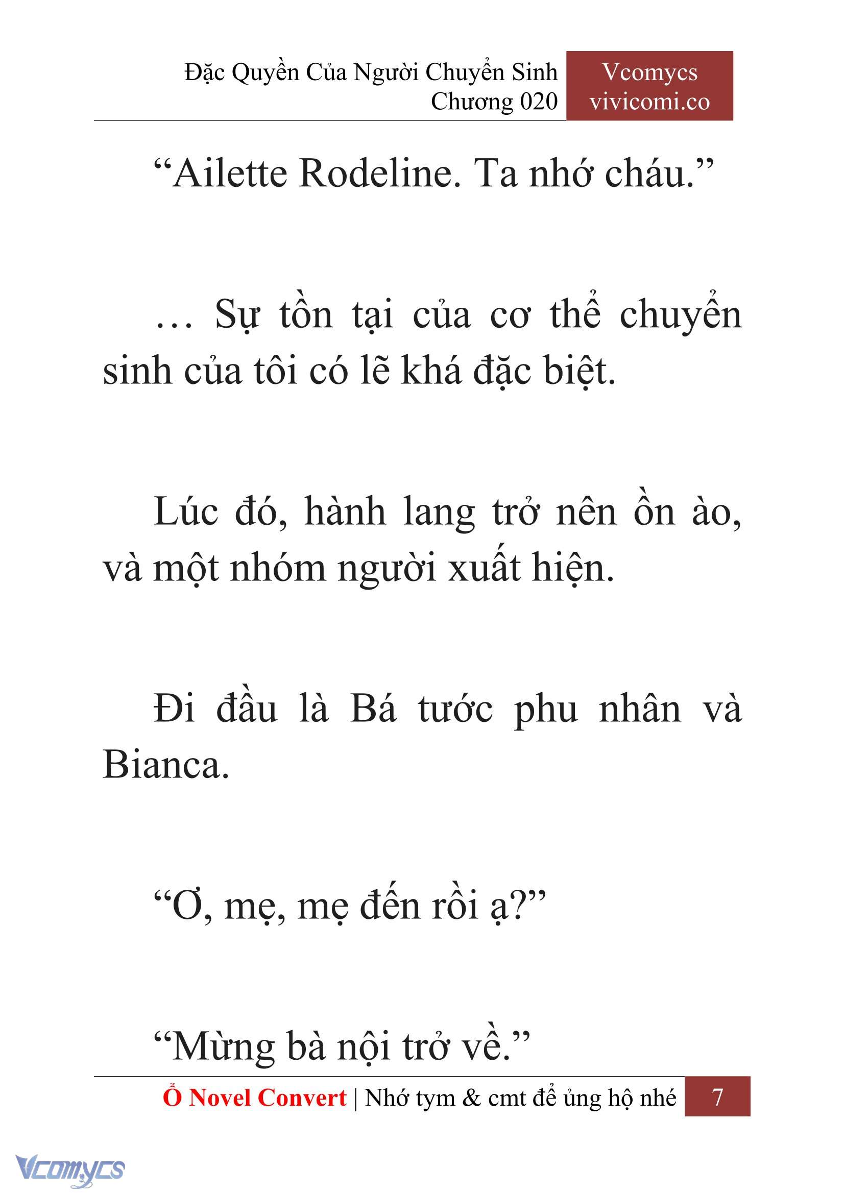 [Novel] Đặc Quyền Của Người Chuyển Sinh Chapter 20 - Trang 10