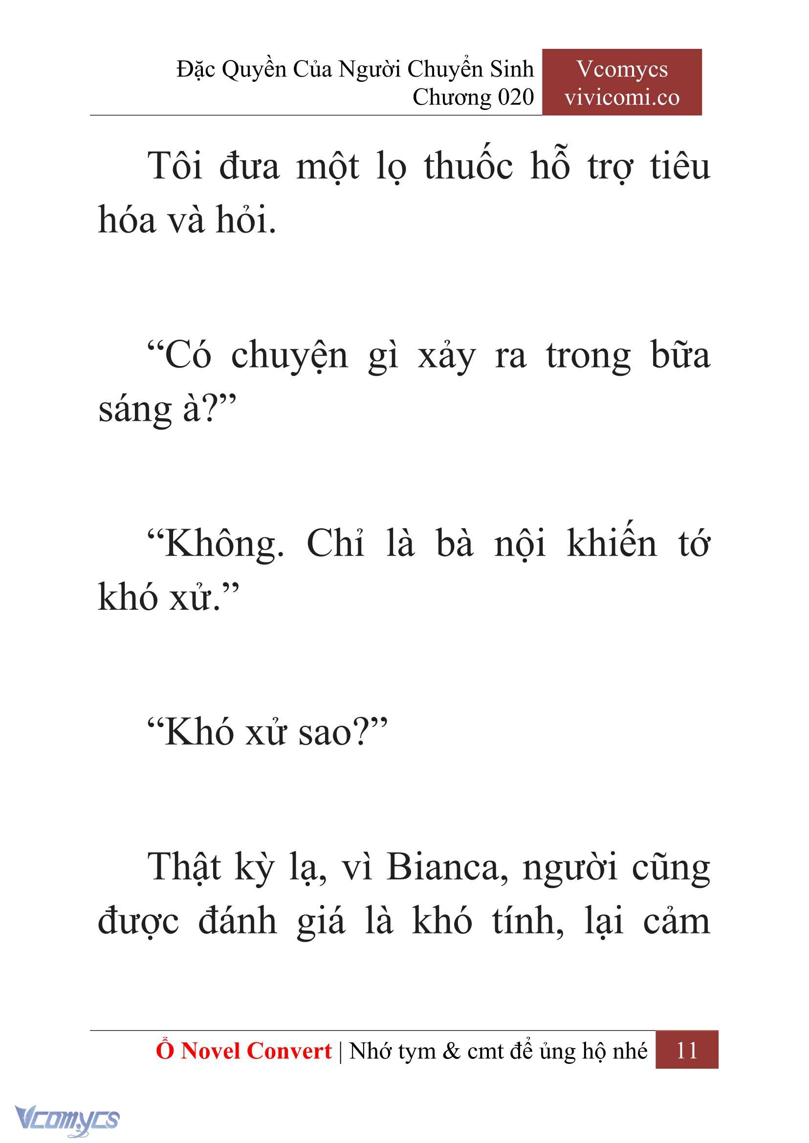 [Novel] Đặc Quyền Của Người Chuyển Sinh Chapter 20 - Trang 14
