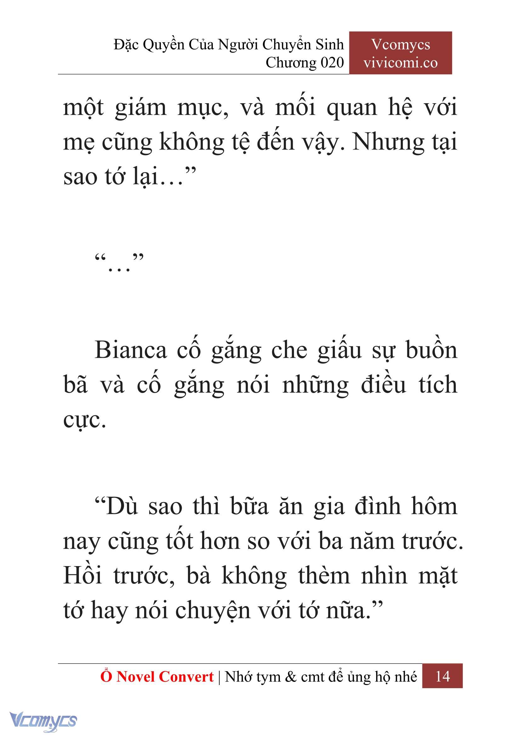 [Novel] Đặc Quyền Của Người Chuyển Sinh Chapter 20 - Trang 17