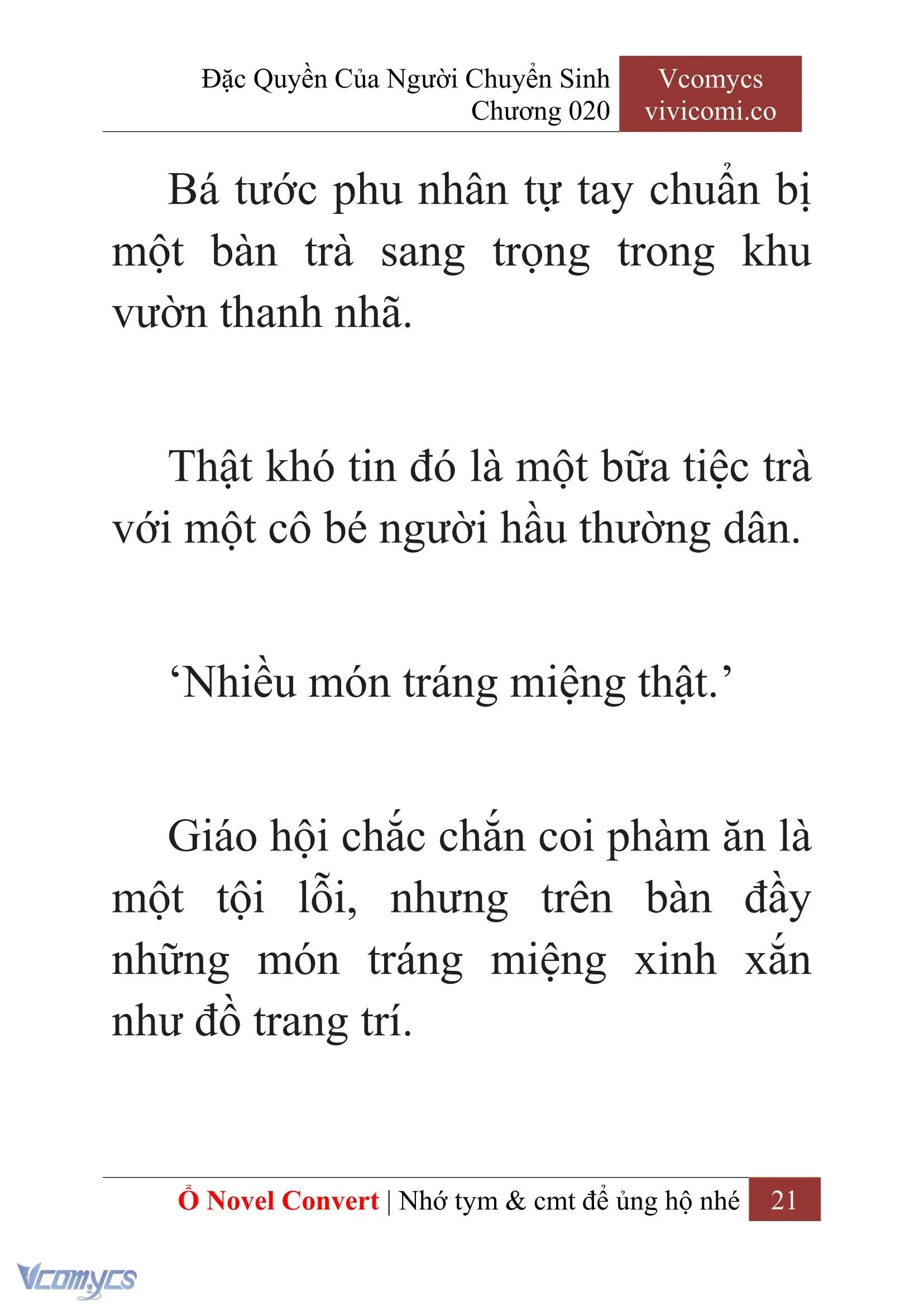 [Novel] Đặc Quyền Của Người Chuyển Sinh Chapter 20 - Trang 24