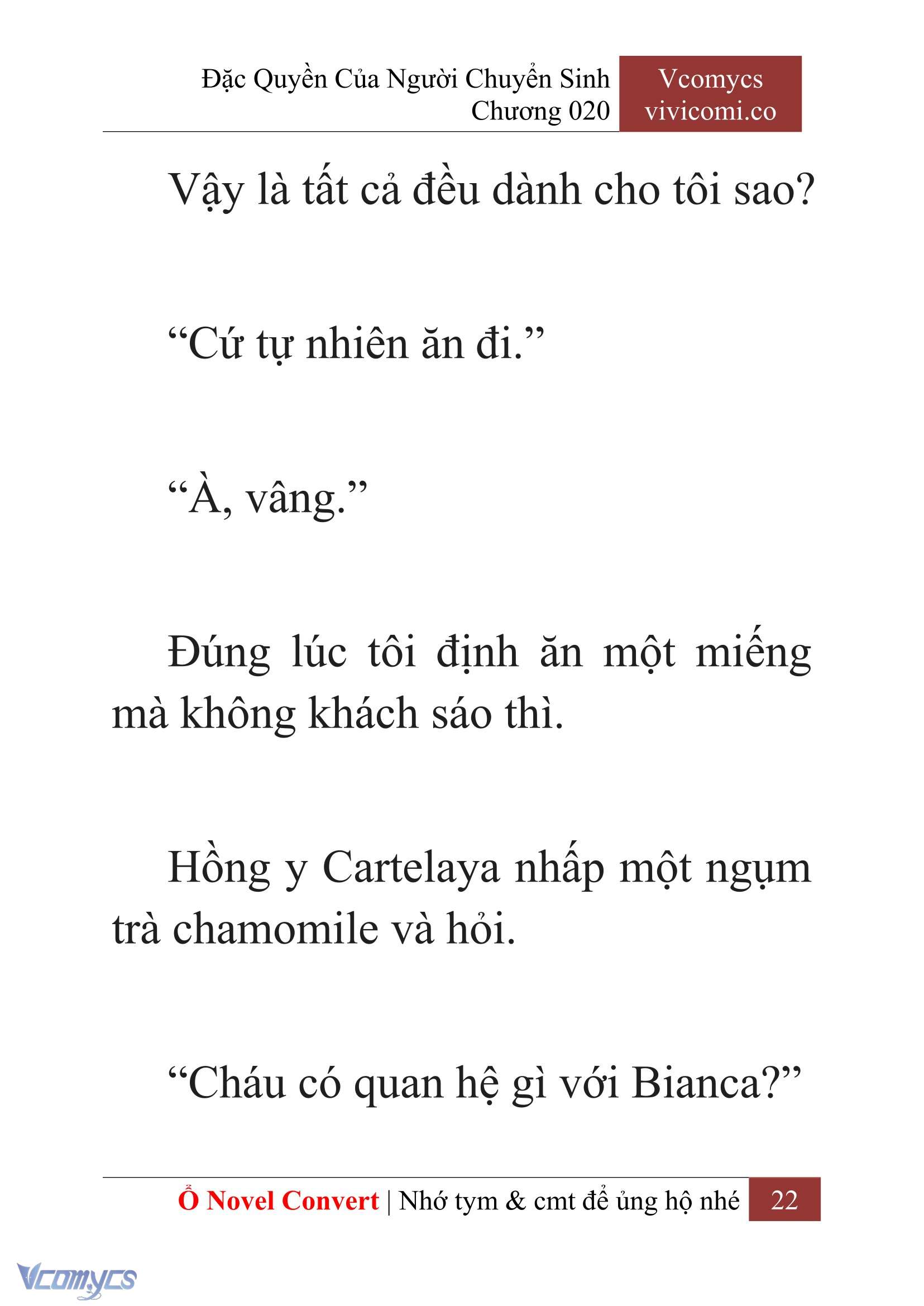 [Novel] Đặc Quyền Của Người Chuyển Sinh Chapter 20 - Trang 25