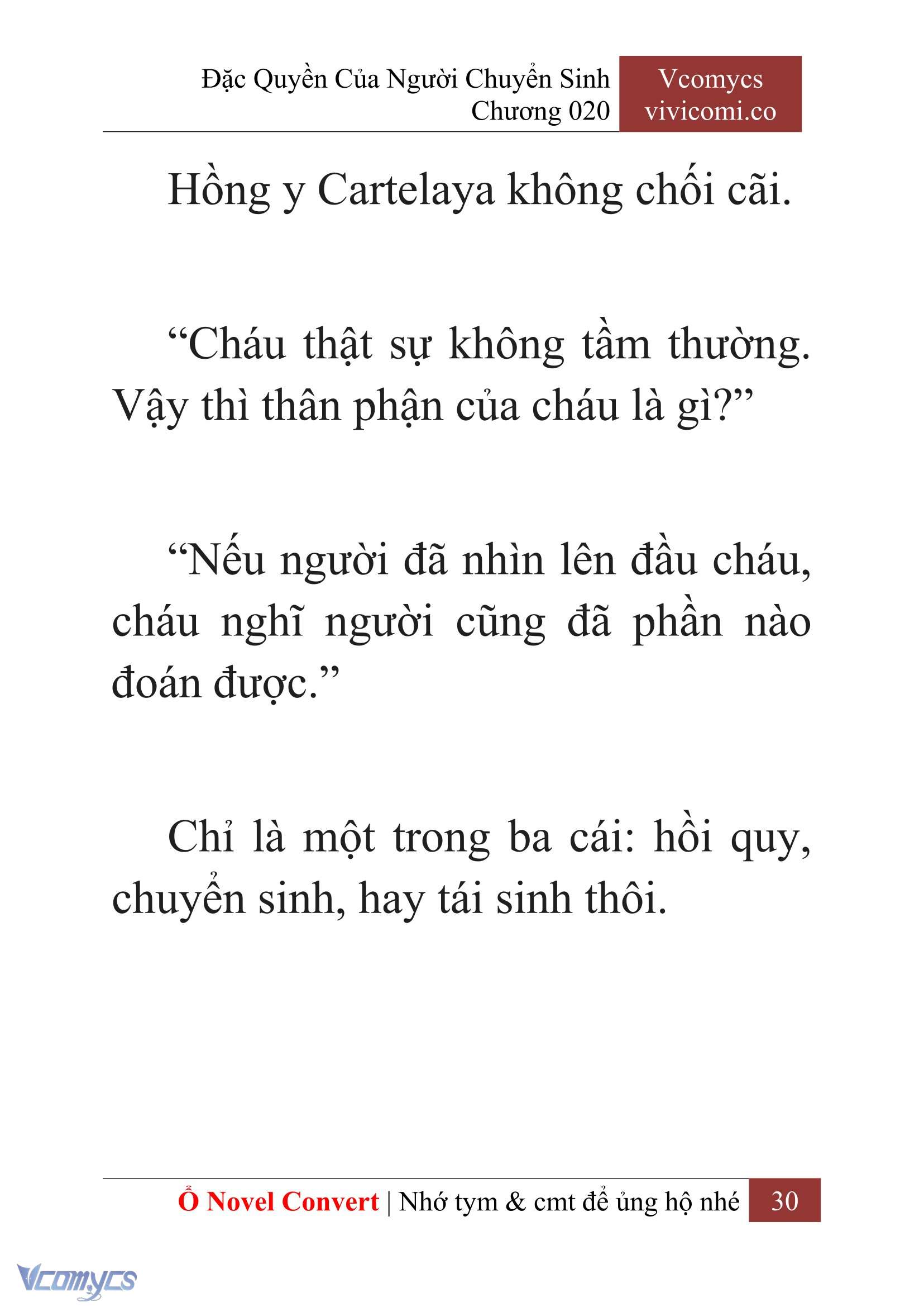 [Novel] Đặc Quyền Của Người Chuyển Sinh Chapter 20 - Trang 33