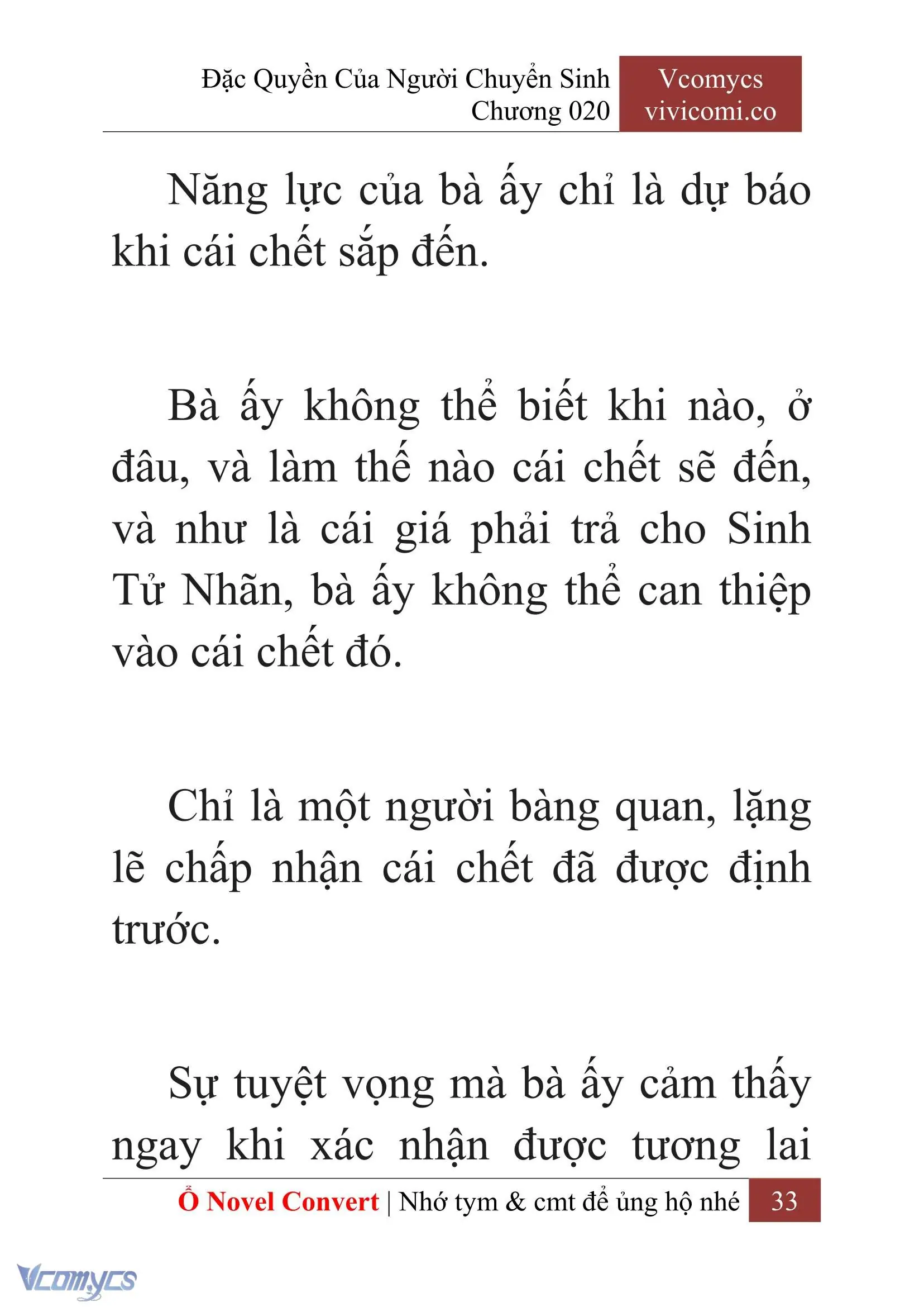[Novel] Đặc Quyền Của Người Chuyển Sinh Chapter 20 - Trang 36