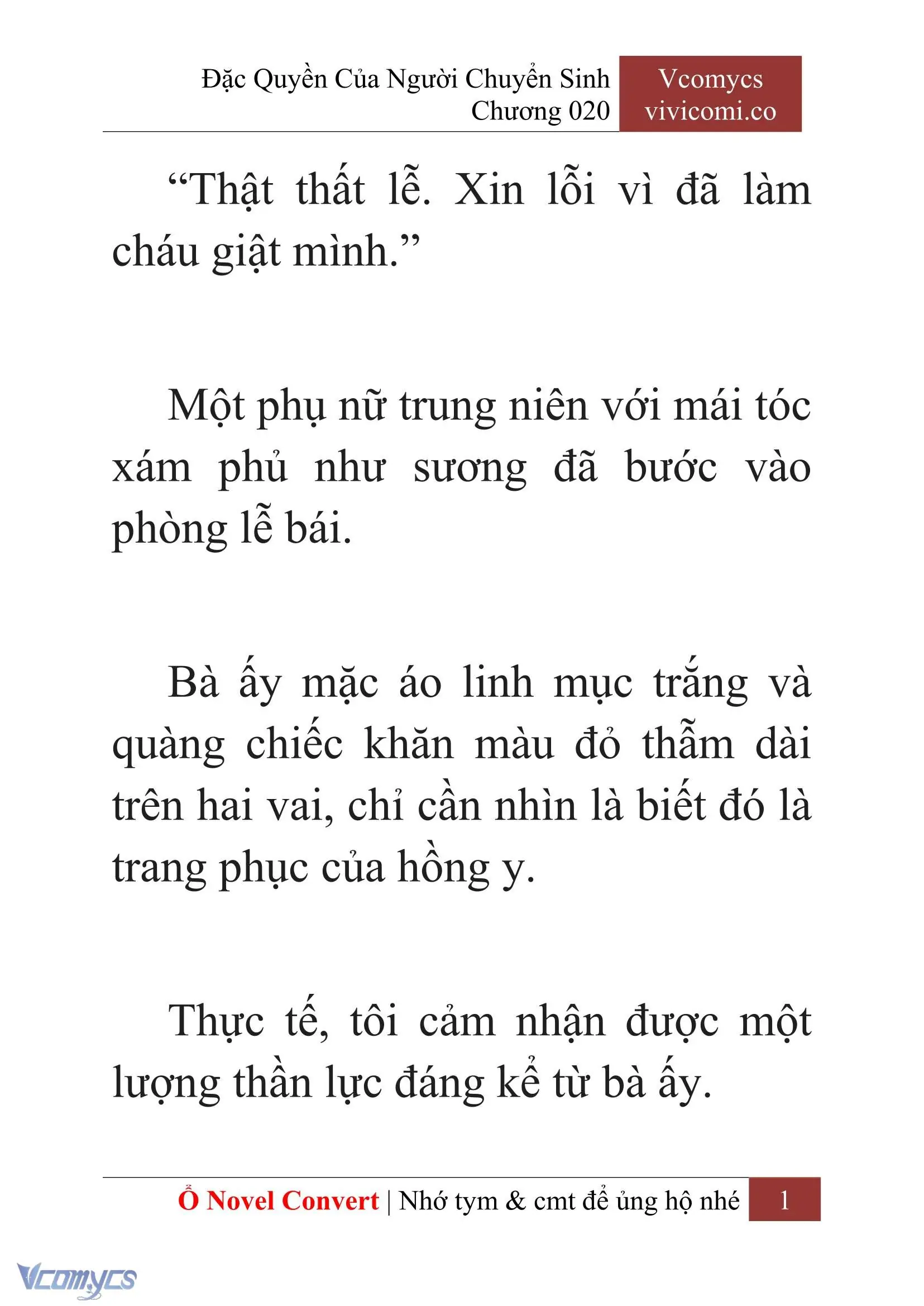 [Novel] Đặc Quyền Của Người Chuyển Sinh Chapter 20 - Trang 4