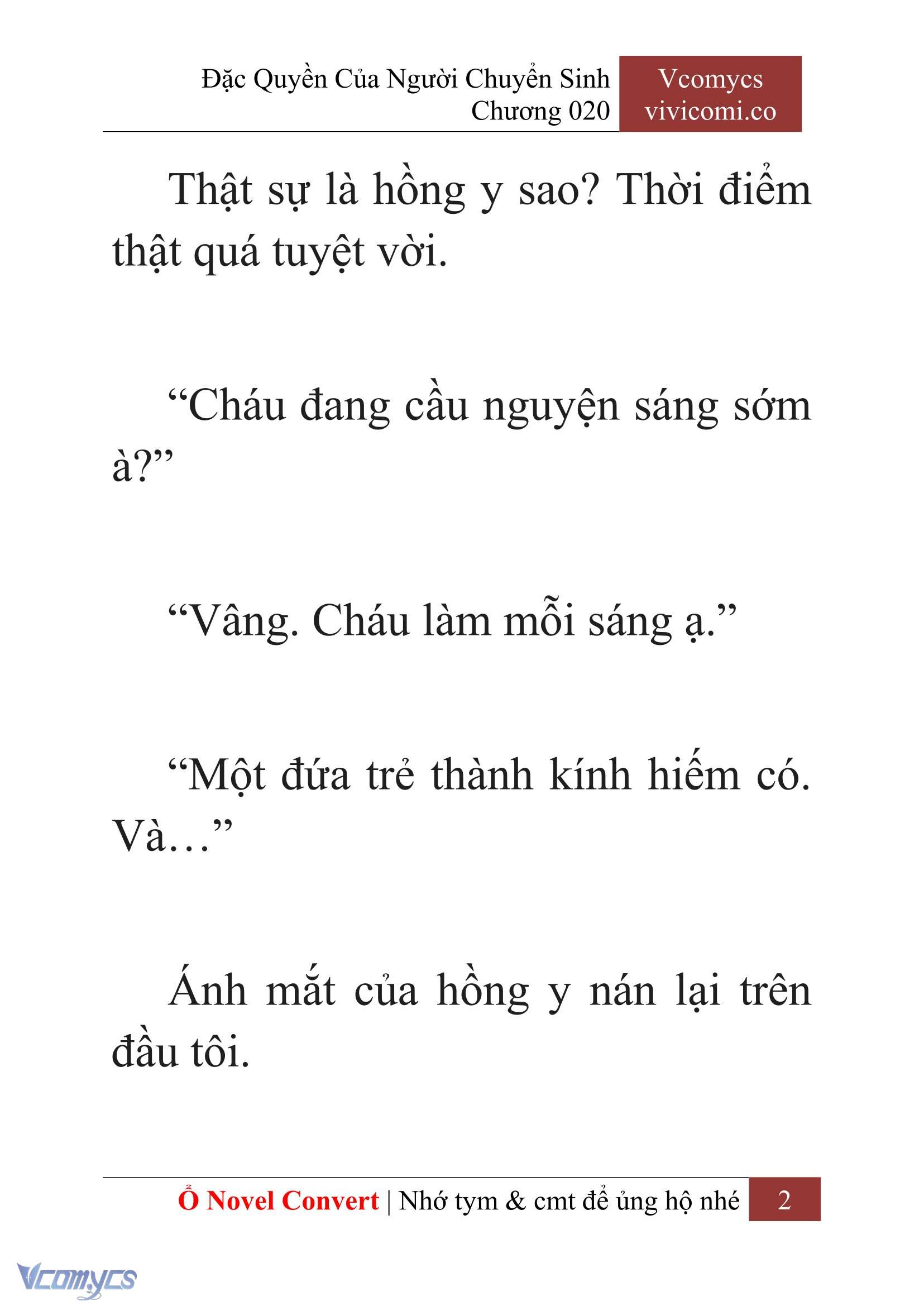 [Novel] Đặc Quyền Của Người Chuyển Sinh Chapter 20 - Trang 5