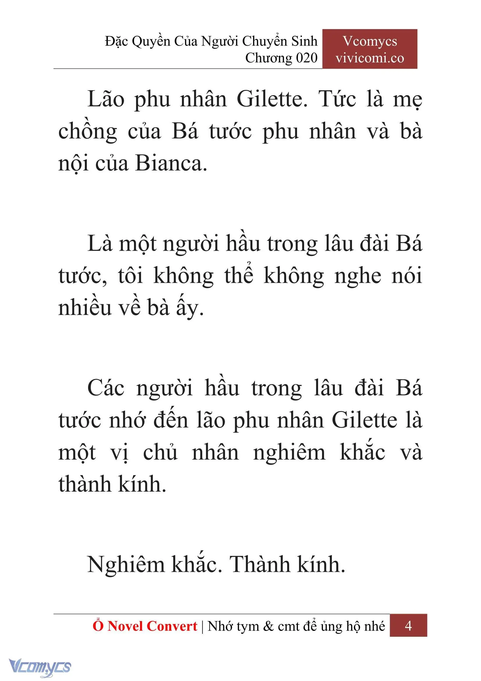[Novel] Đặc Quyền Của Người Chuyển Sinh Chapter 20 - Trang 7