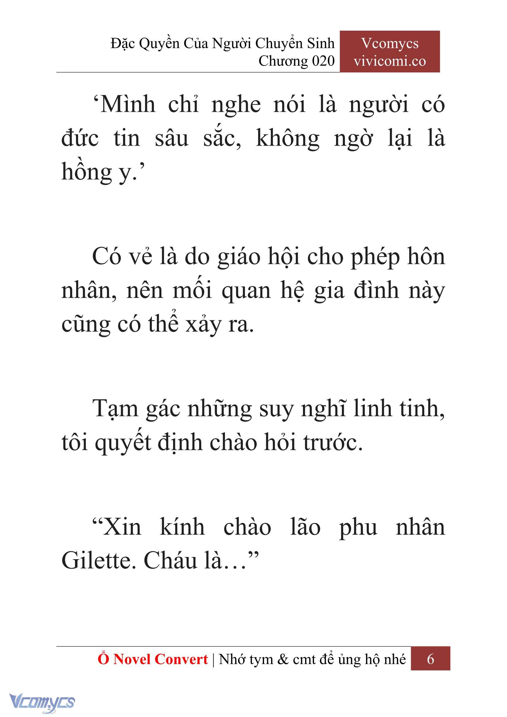 [Novel] Đặc Quyền Của Người Chuyển Sinh Chapter 20 - Trang 9