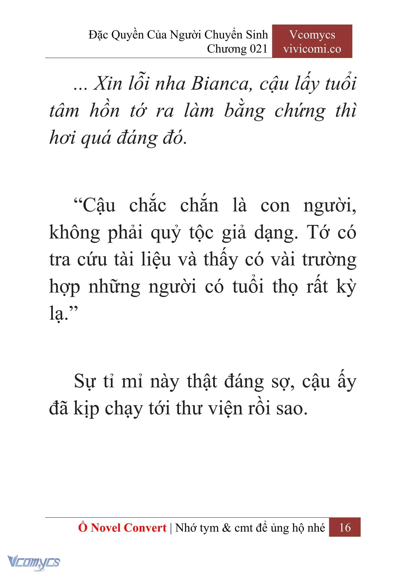 [Novel] Đặc Quyền Của Người Chuyển Sinh Chapter 21 - Trang 19