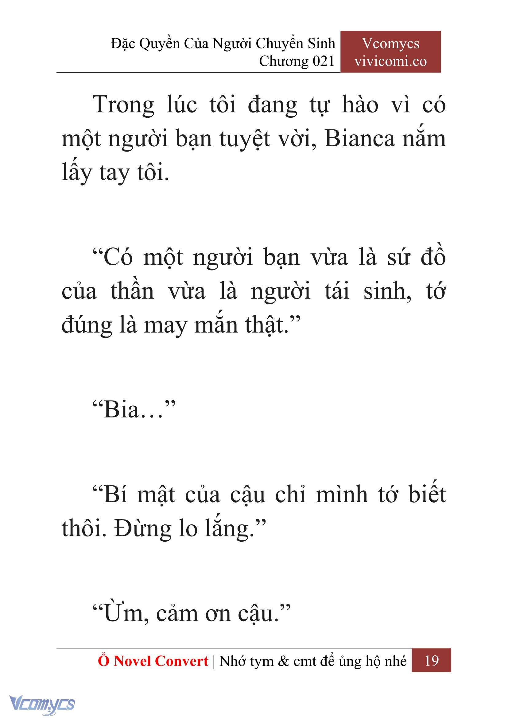 [Novel] Đặc Quyền Của Người Chuyển Sinh Chapter 21 - Trang 22