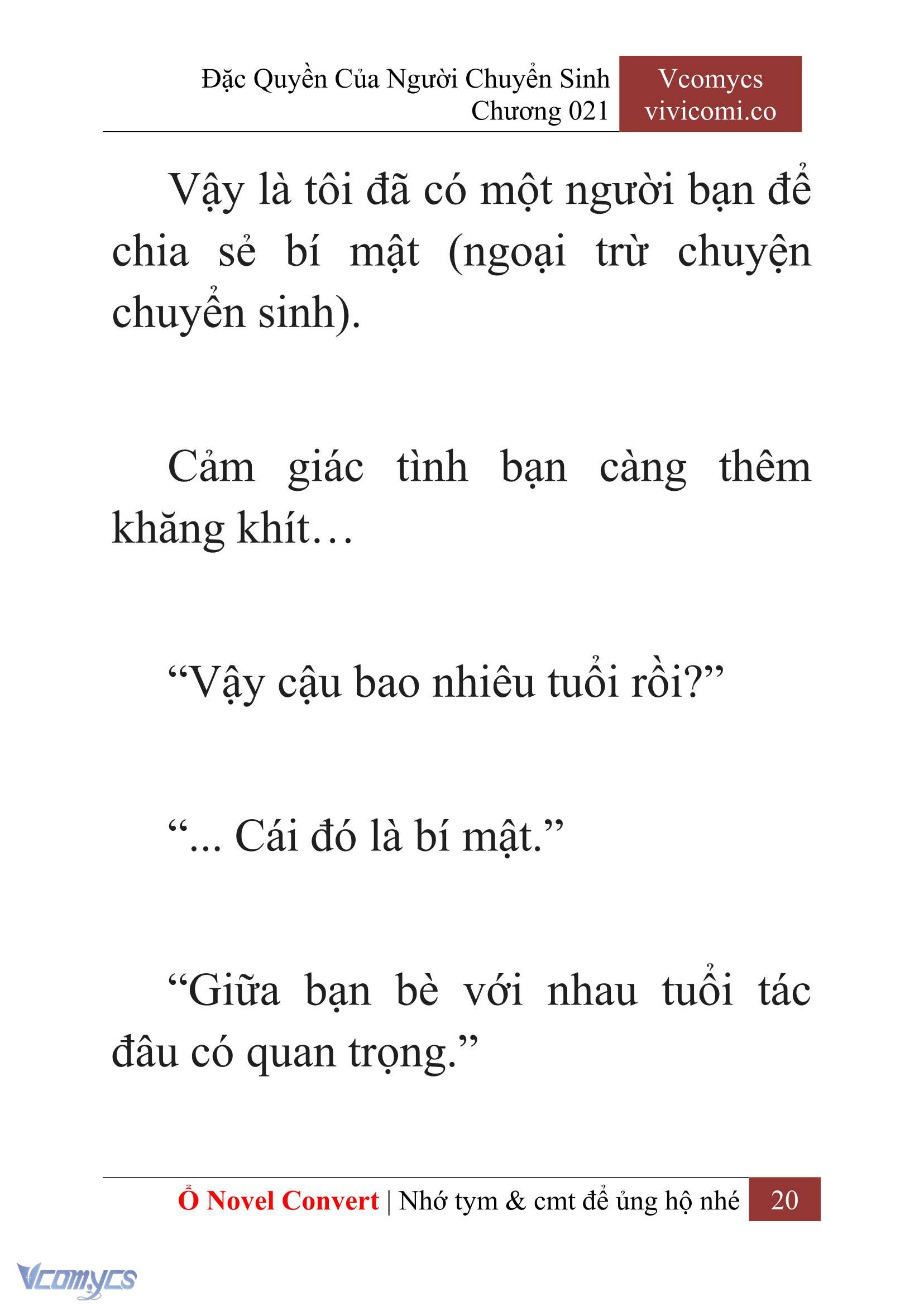 [Novel] Đặc Quyền Của Người Chuyển Sinh Chapter 21 - Trang 23