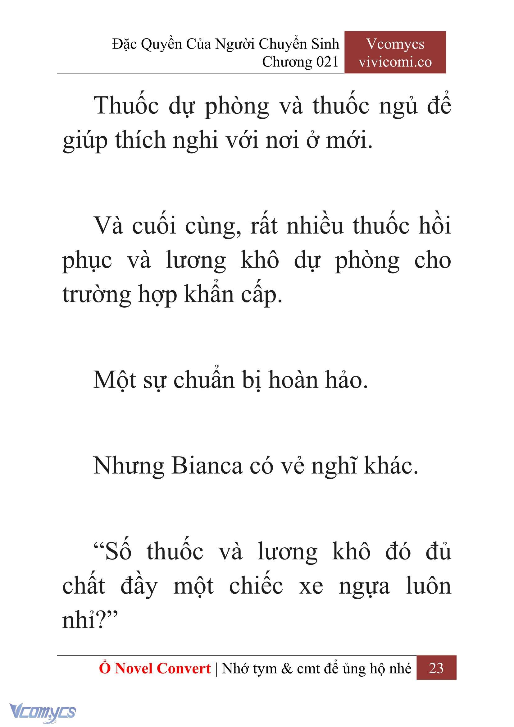 [Novel] Đặc Quyền Của Người Chuyển Sinh Chapter 21 - Trang 26