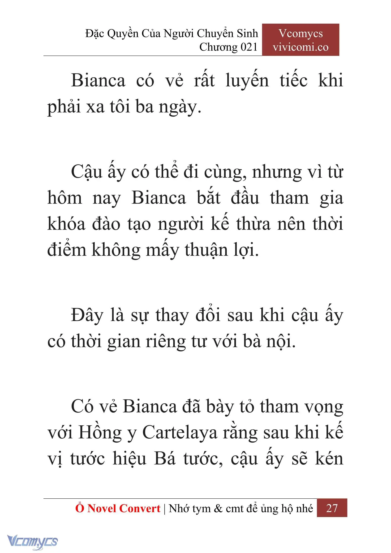 [Novel] Đặc Quyền Của Người Chuyển Sinh Chapter 21 - Trang 30