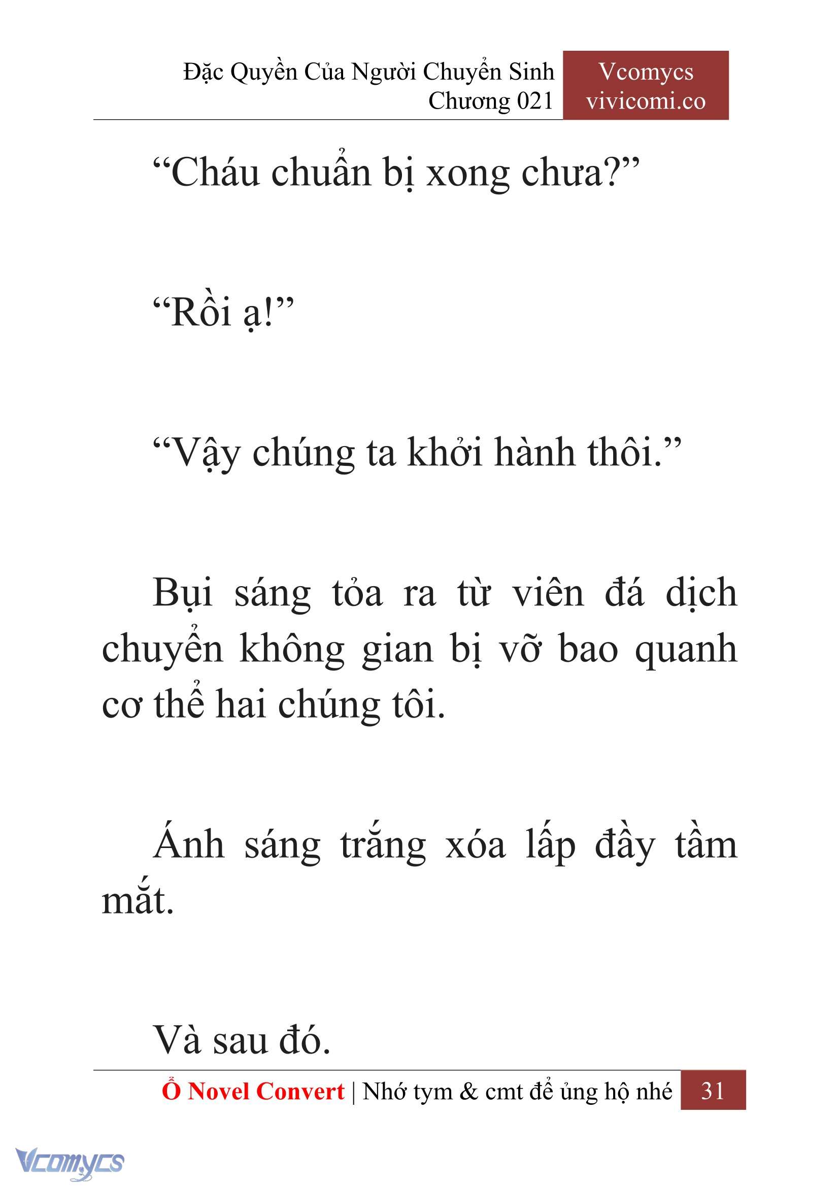 [Novel] Đặc Quyền Của Người Chuyển Sinh Chapter 21 - Trang 34