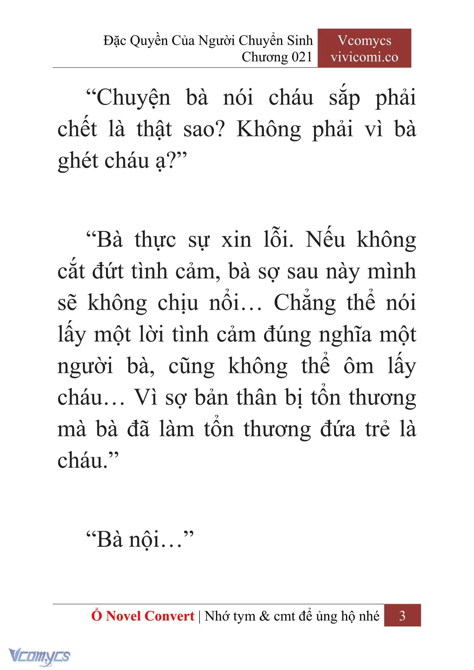 [Novel] Đặc Quyền Của Người Chuyển Sinh Chapter 21 - Trang 6