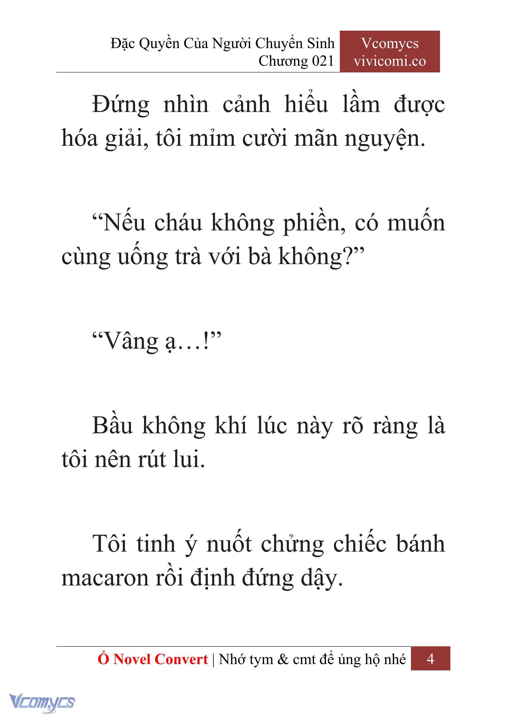 [Novel] Đặc Quyền Của Người Chuyển Sinh Chapter 21 - Trang 7