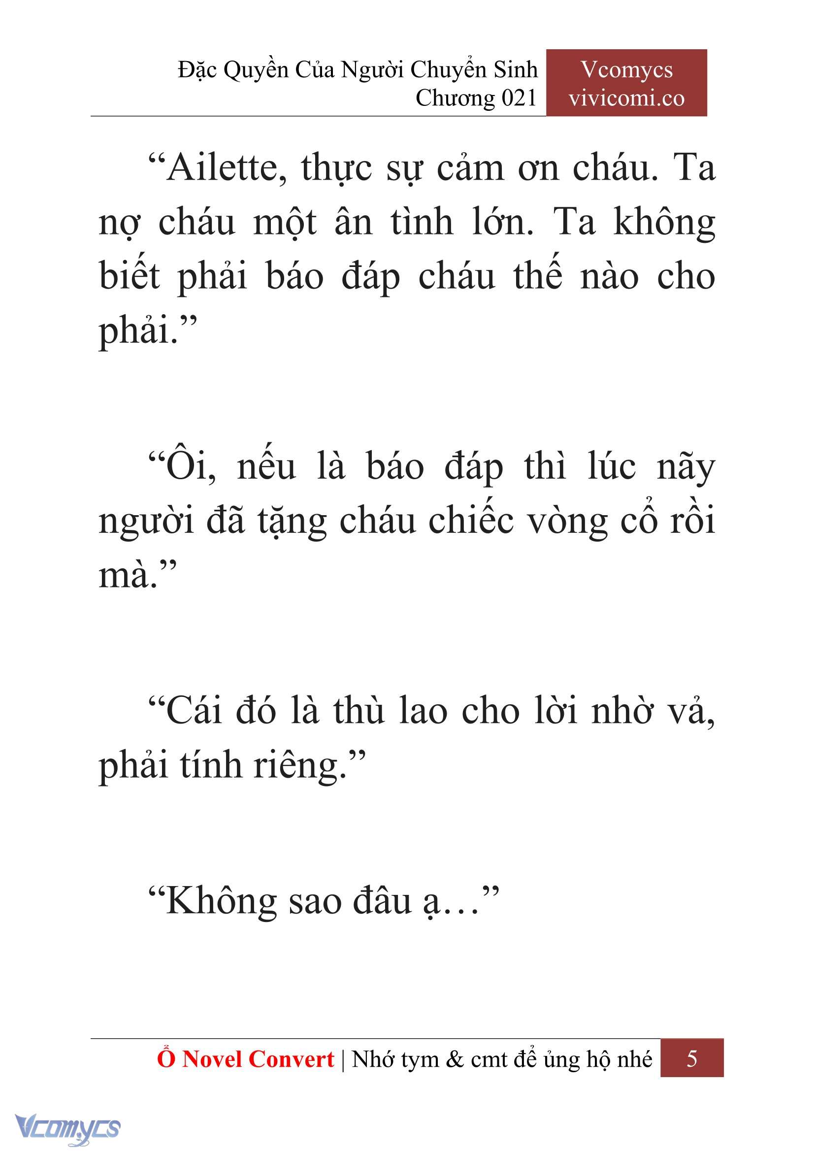 [Novel] Đặc Quyền Của Người Chuyển Sinh Chapter 21 - Trang 8