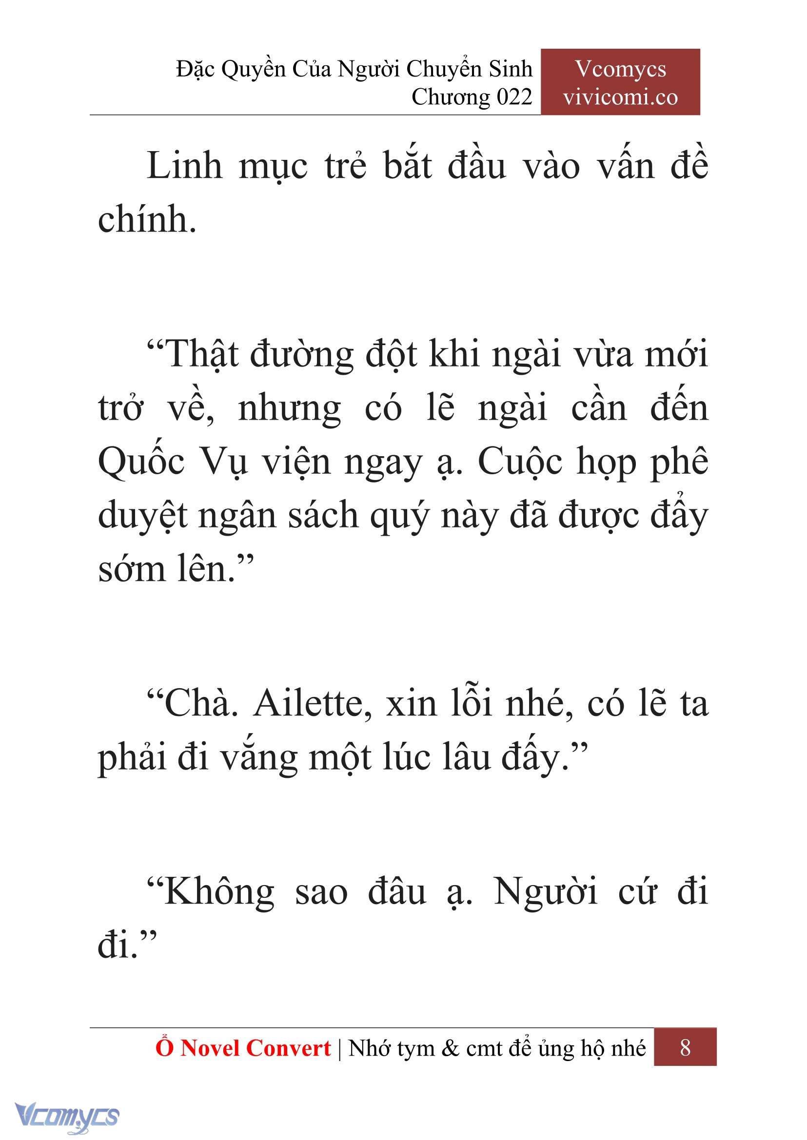 [Novel] Đặc Quyền Của Người Chuyển Sinh Chapter 22 - Trang 11