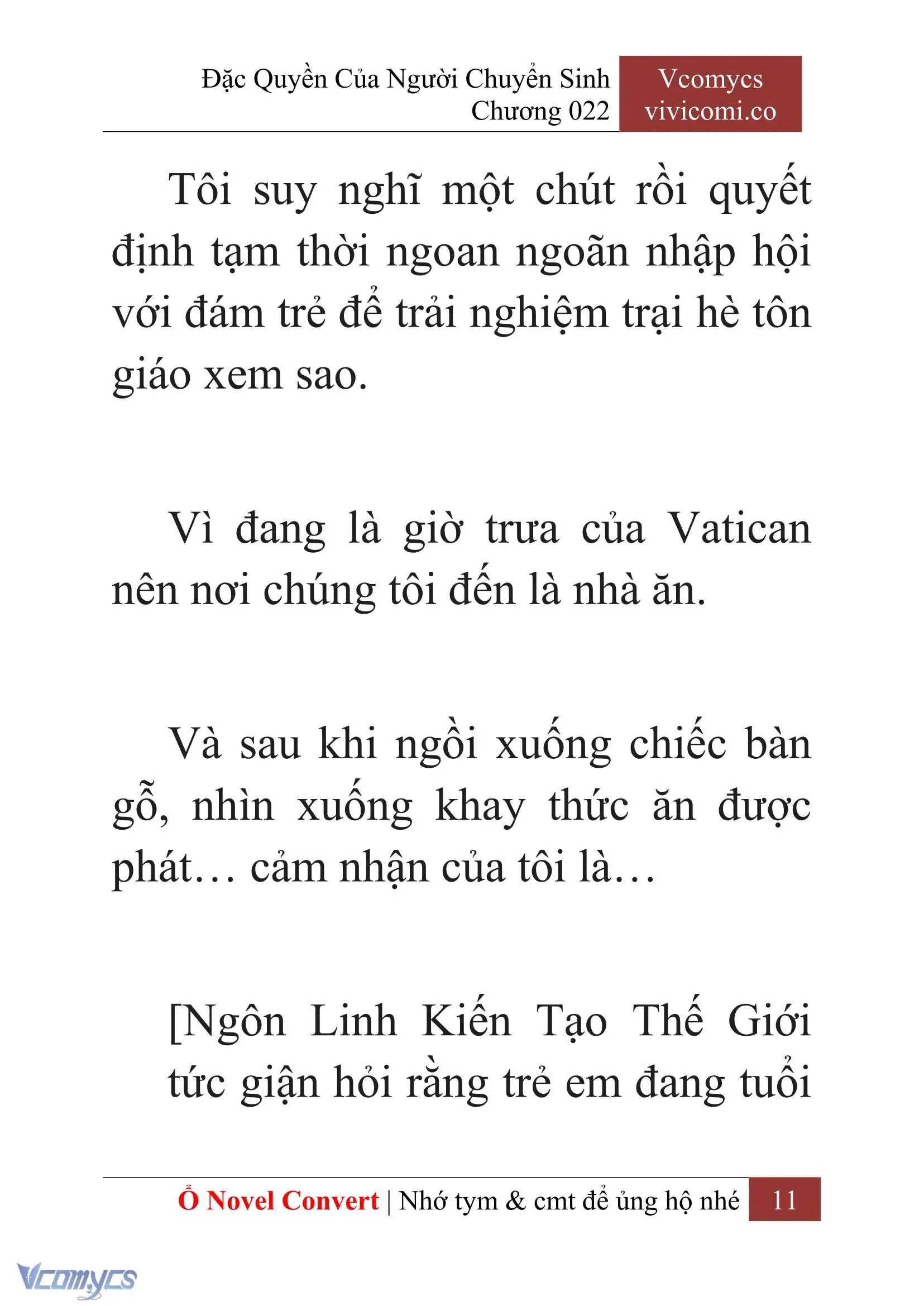 [Novel] Đặc Quyền Của Người Chuyển Sinh Chapter 22 - Trang 14
