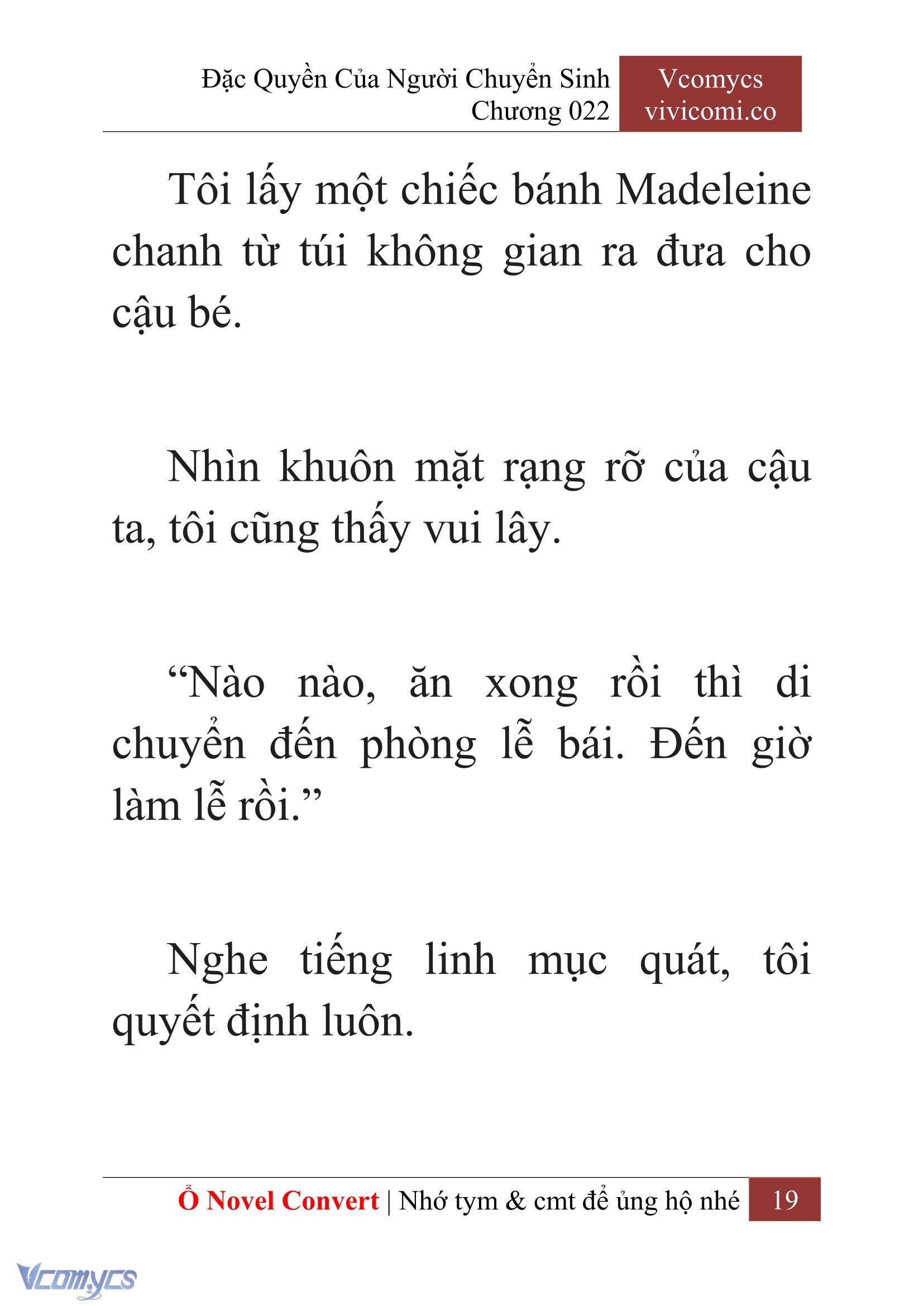 [Novel] Đặc Quyền Của Người Chuyển Sinh Chapter 22 - Trang 22