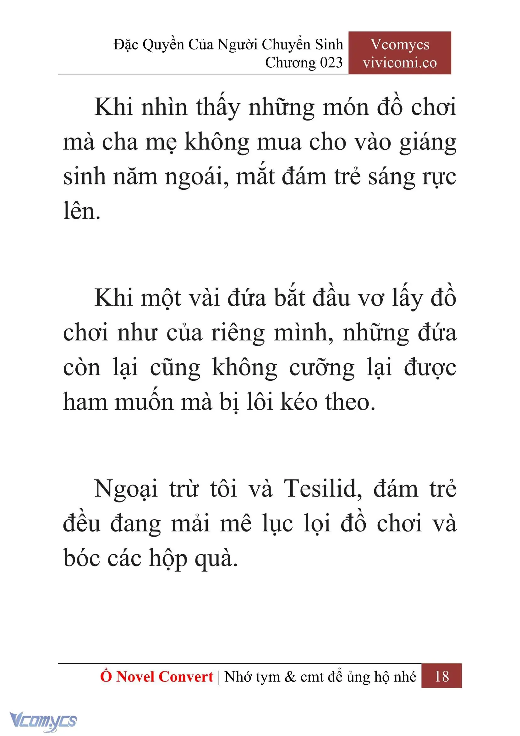 [Novel] Đặc Quyền Của Người Chuyển Sinh Chapter 23 - Trang 20