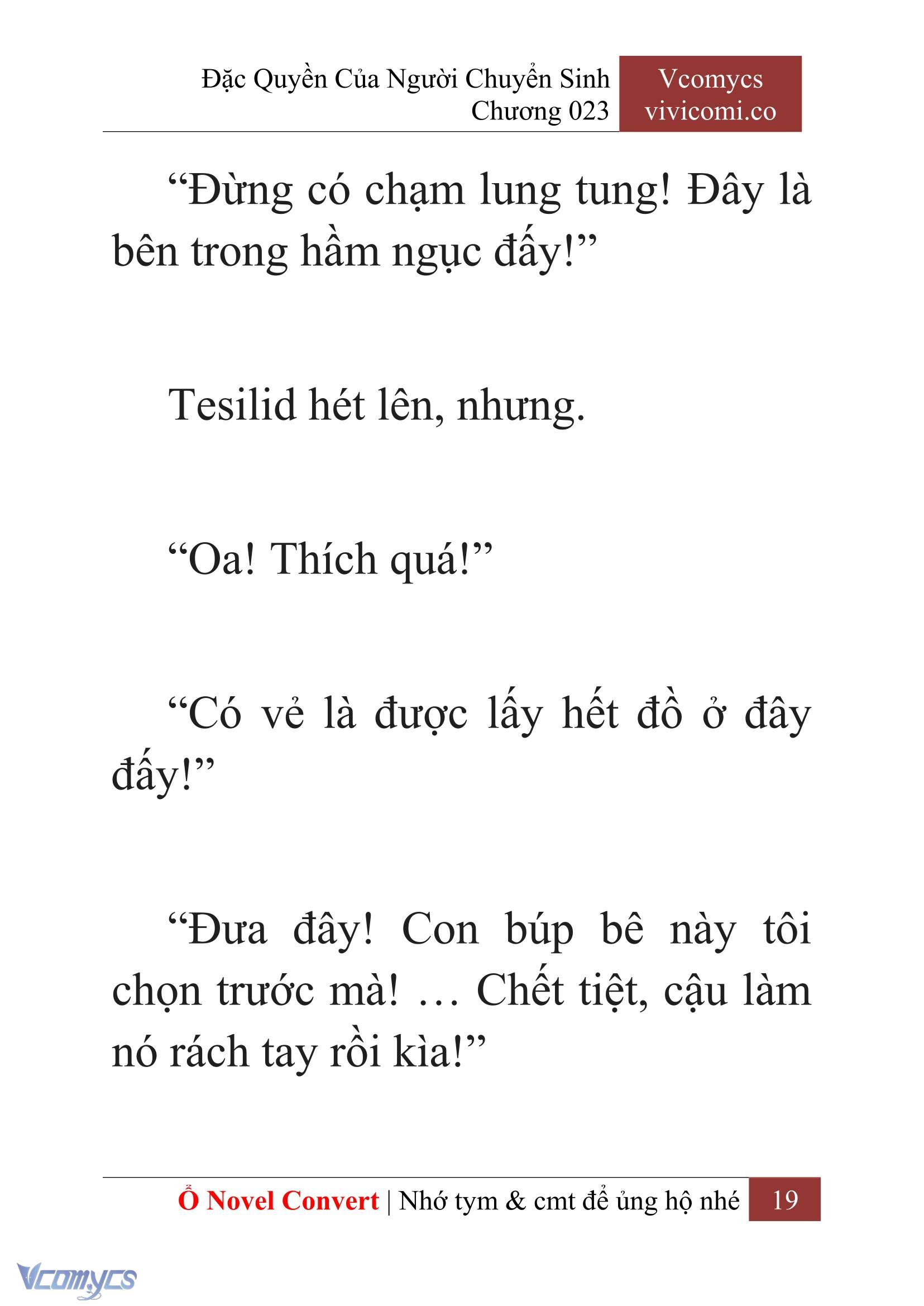 [Novel] Đặc Quyền Của Người Chuyển Sinh Chapter 23 - Trang 21