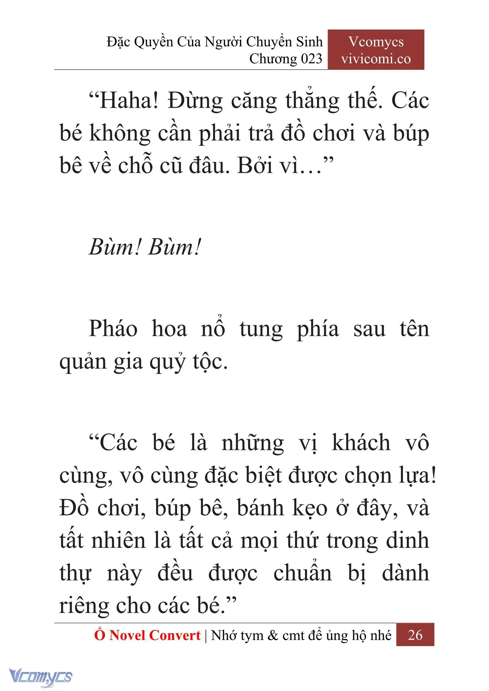 [Novel] Đặc Quyền Của Người Chuyển Sinh Chapter 23 - Trang 28