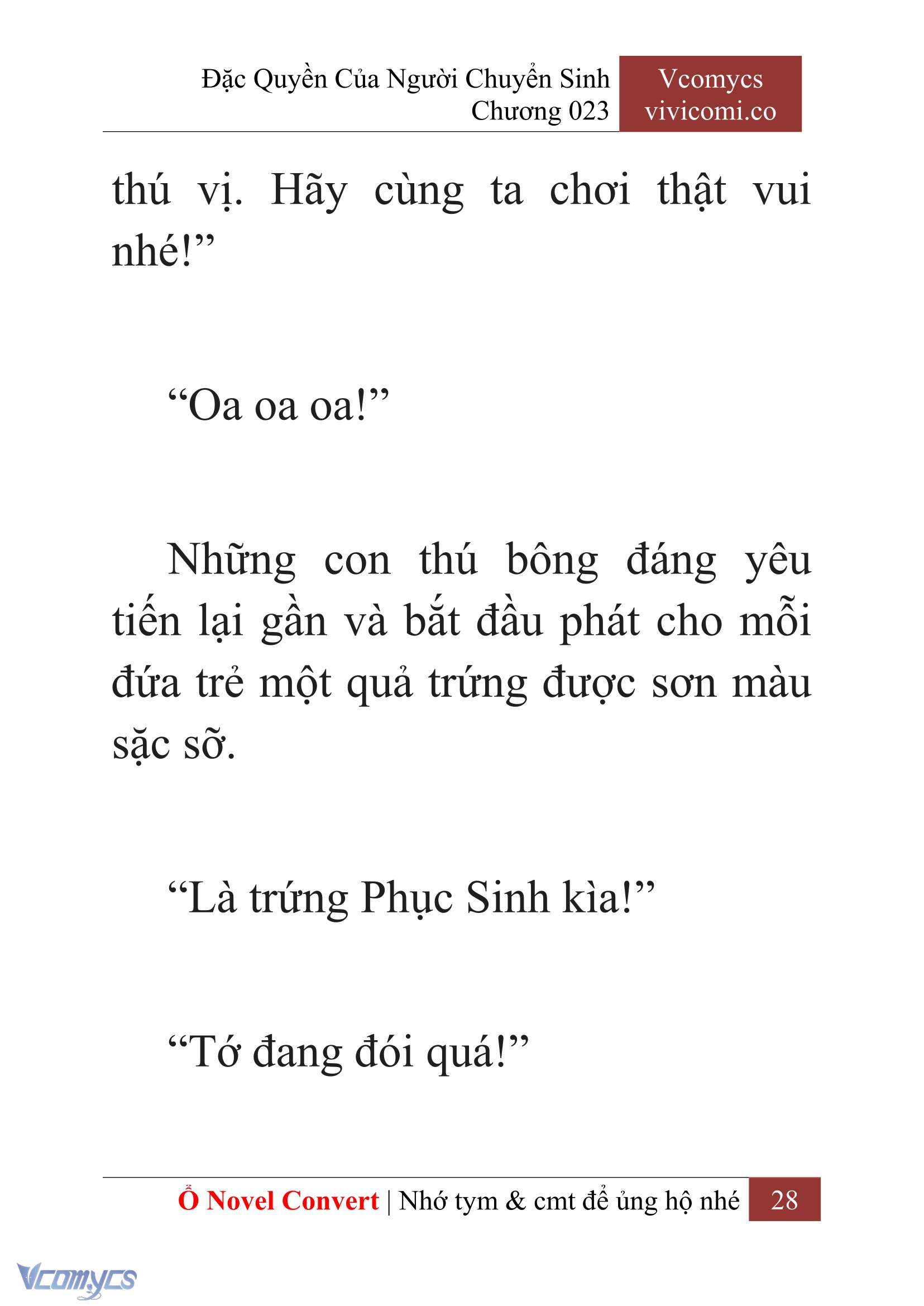 [Novel] Đặc Quyền Của Người Chuyển Sinh Chapter 23 - Trang 30