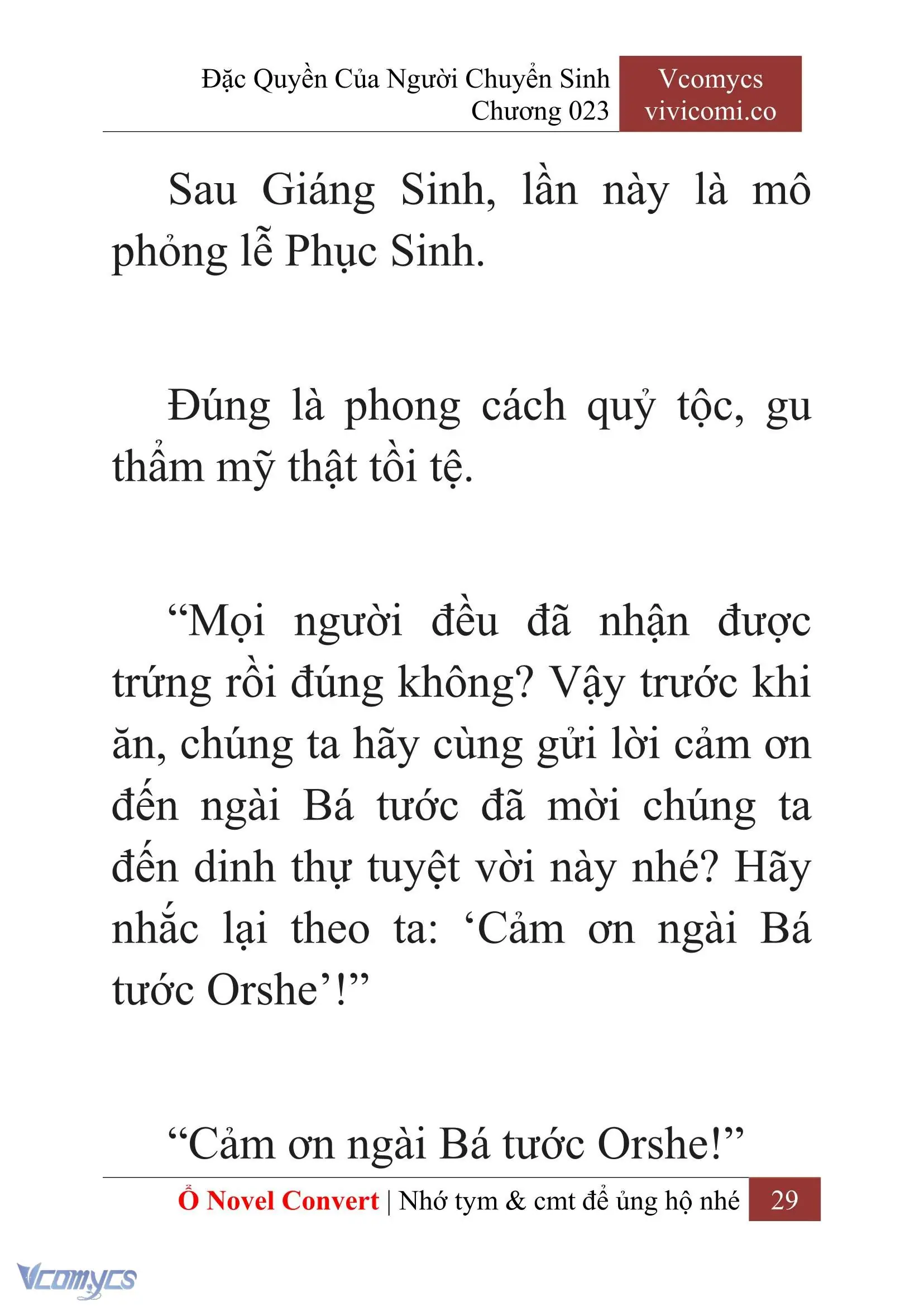 [Novel] Đặc Quyền Của Người Chuyển Sinh Chapter 23 - Trang 31