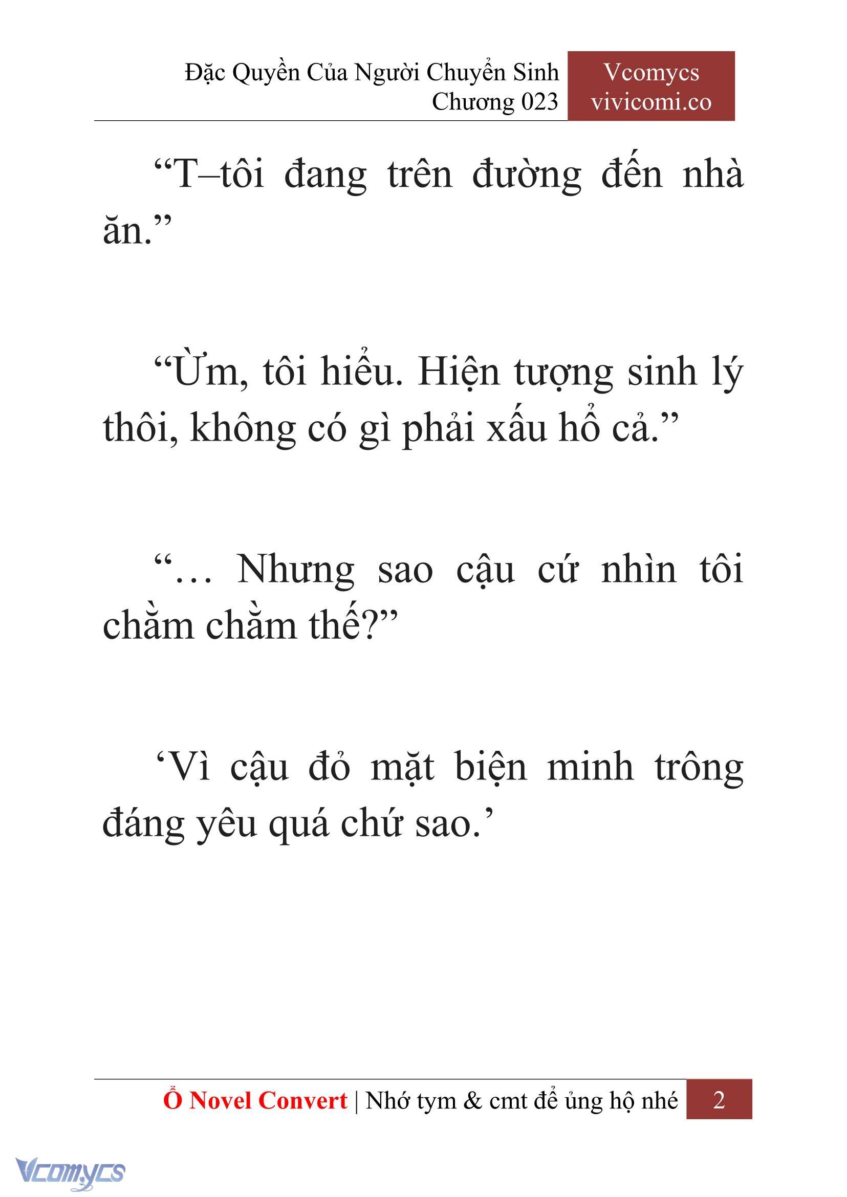 [Novel] Đặc Quyền Của Người Chuyển Sinh Chapter 23 - Trang 5