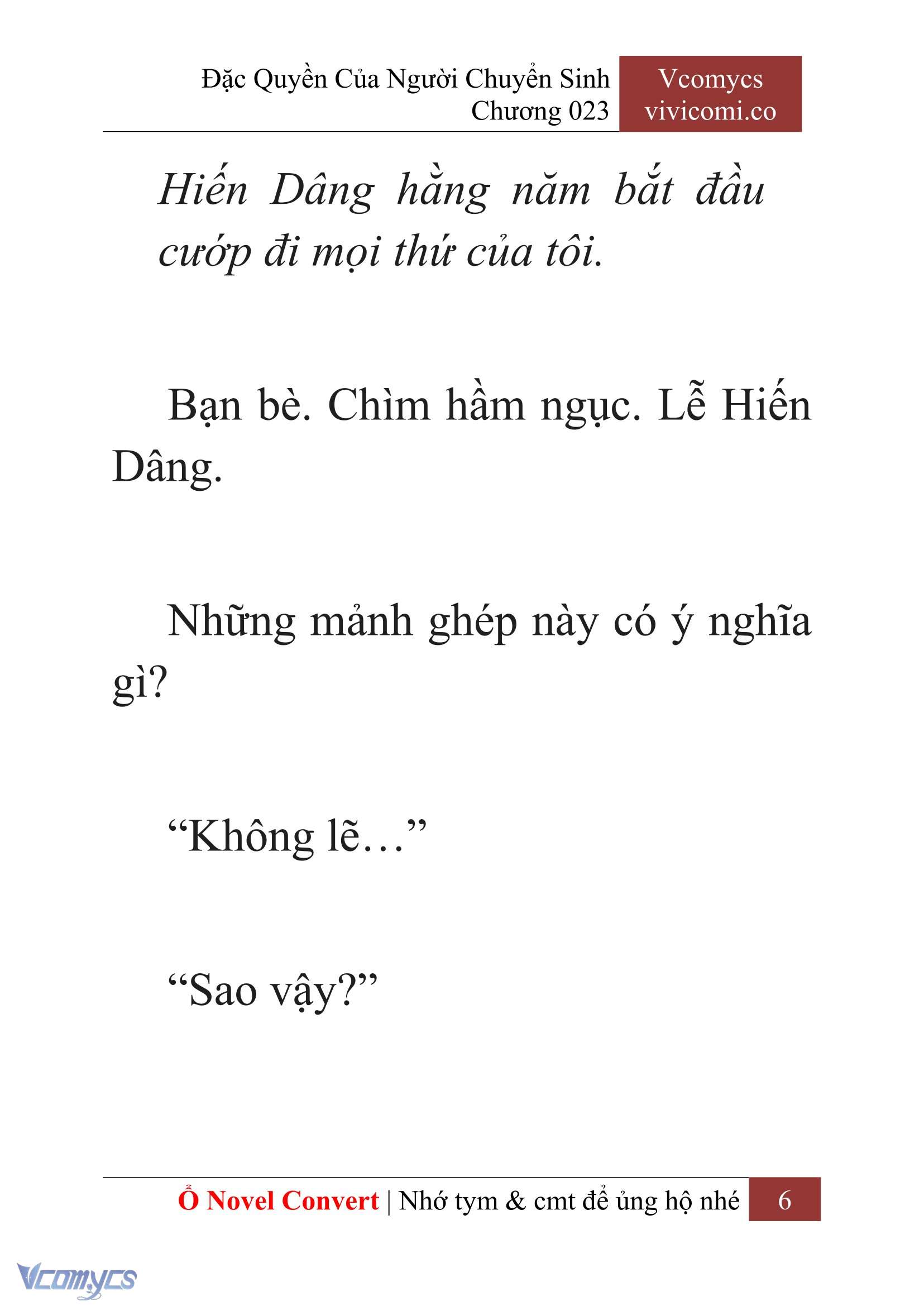 [Novel] Đặc Quyền Của Người Chuyển Sinh Chapter 23 - Trang 9