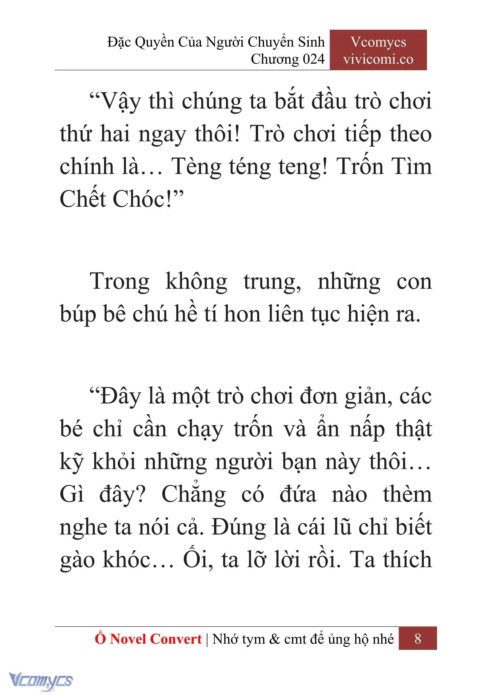 [Novel] Đặc Quyền Của Người Chuyển Sinh Chapter 24 - Trang 11