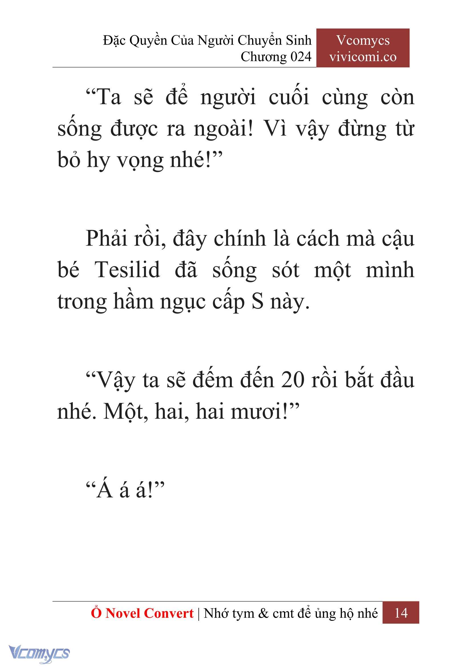 [Novel] Đặc Quyền Của Người Chuyển Sinh Chapter 24 - Trang 17